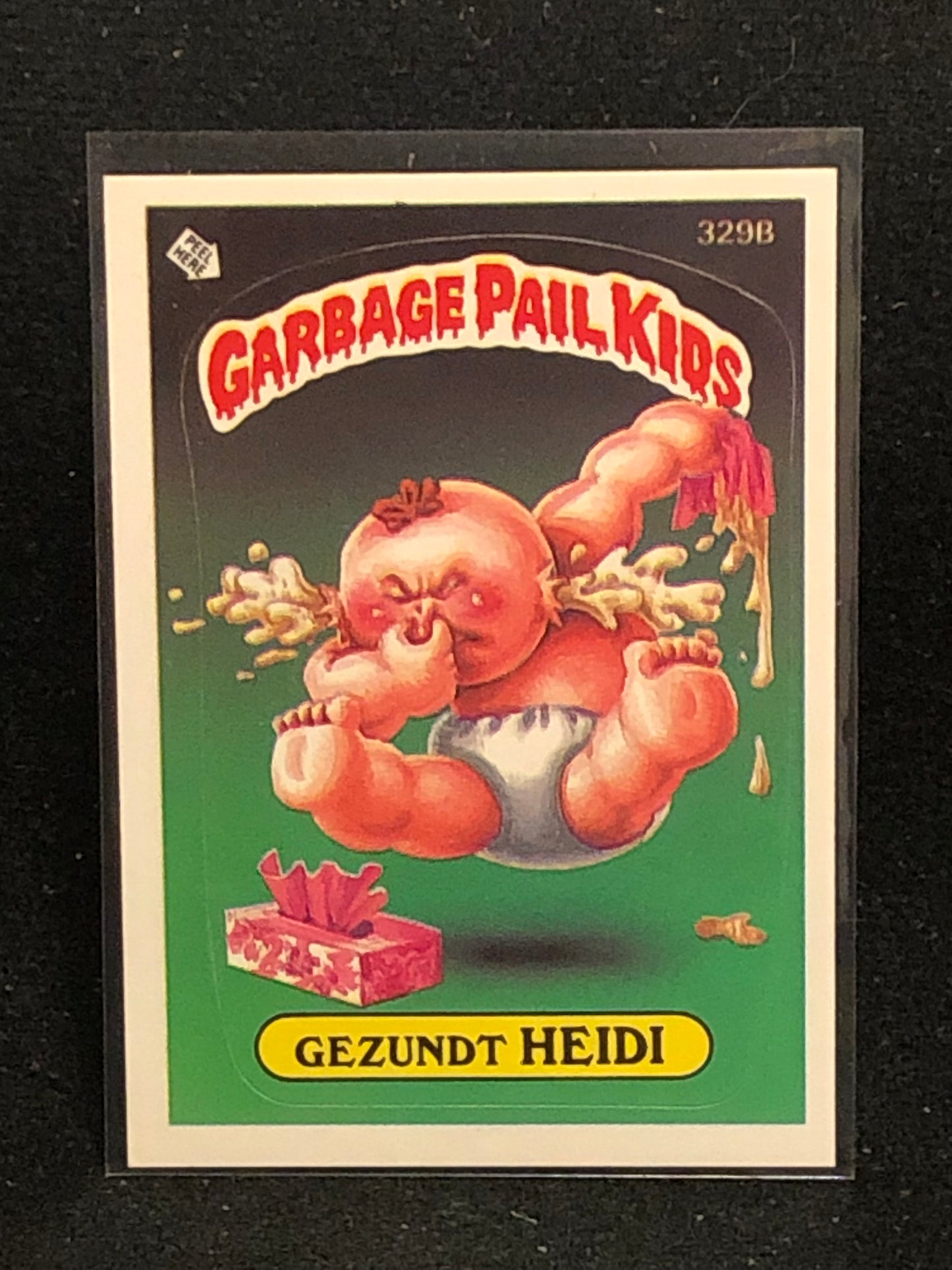 Garbage Pail Kids Original Series 8 (os8) 329b Gezundt Heidi