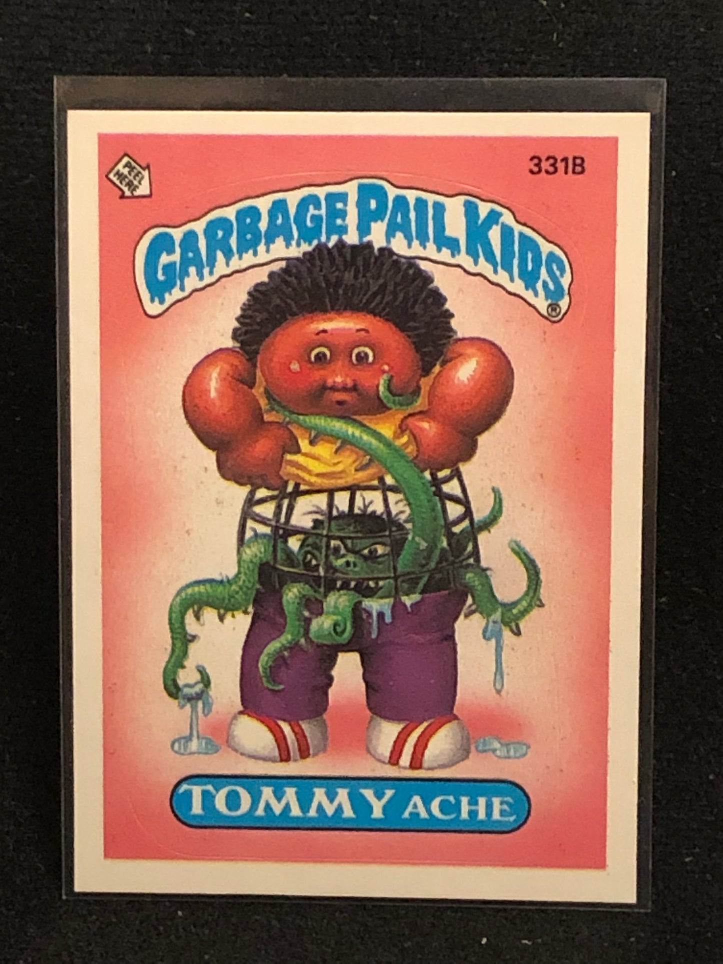 Garbage Pail Kids Original Series 8 (os8) 331b Tommy Ache