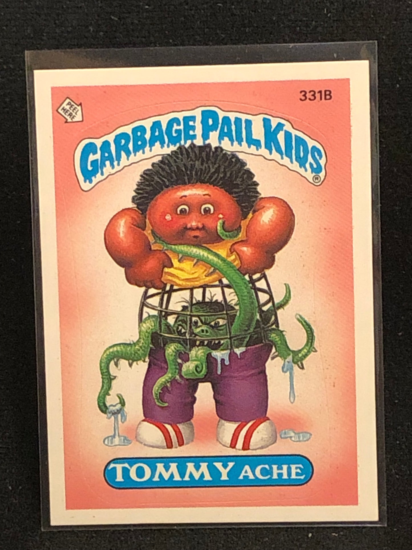 Garbage Pail Kids Original Series 8 (os8) 331b Tommy Ache