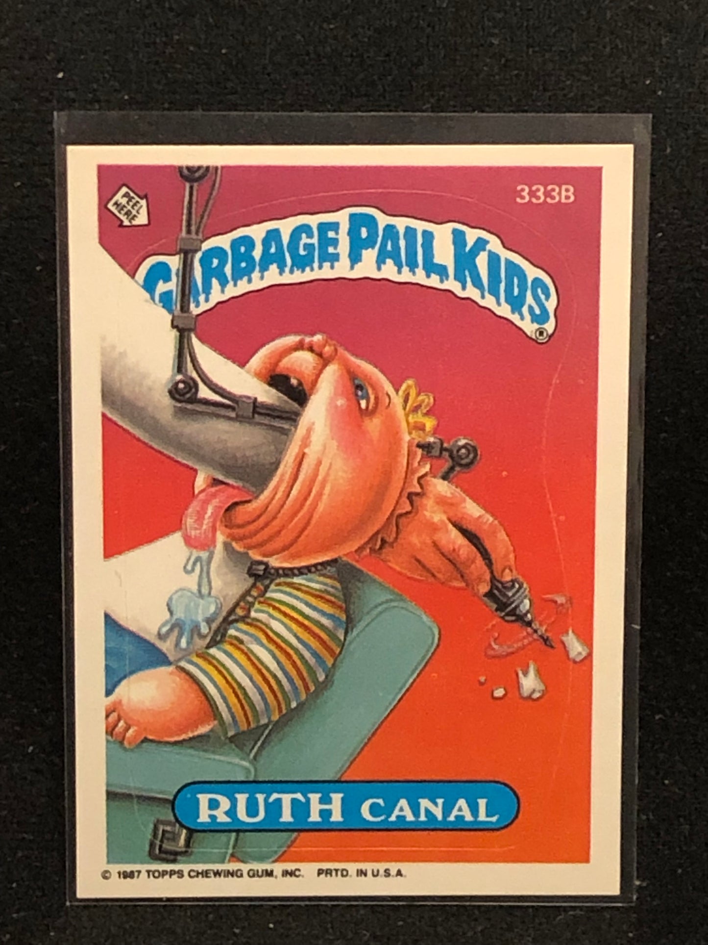 Garbage Pail Kids Original Series 8 (os8) 333b Ruth Canal