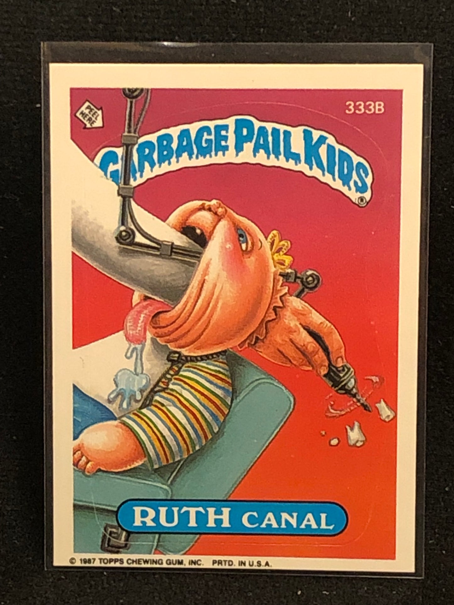 Garbage Pail Kids Original Series 8 (os8) 333b Ruth Canal