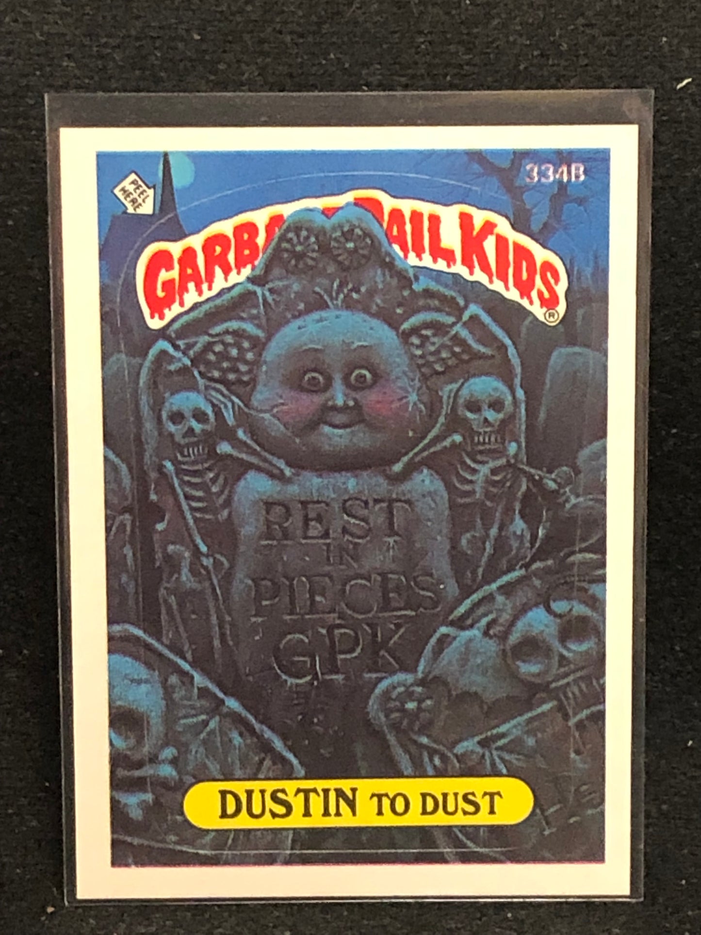 Garbage Pail Kids Original Series 8 (os8) 334b Dustin To Dust