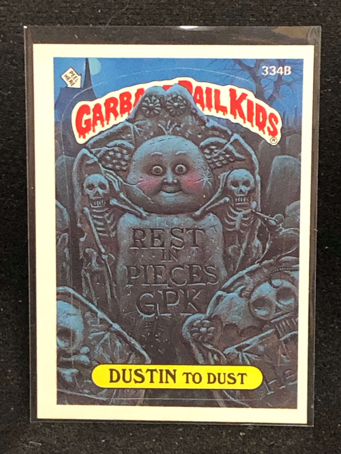 Garbage Pail Kids Original Series 8 (os8) 334b Dustin To Dust