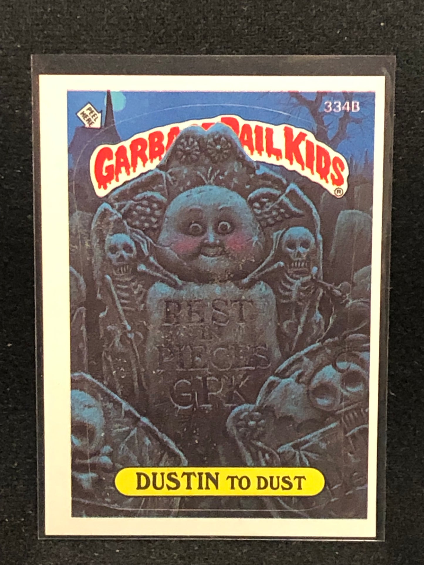 Garbage Pail Kids Original Series 8 (os8) 334b Dustin To Dust