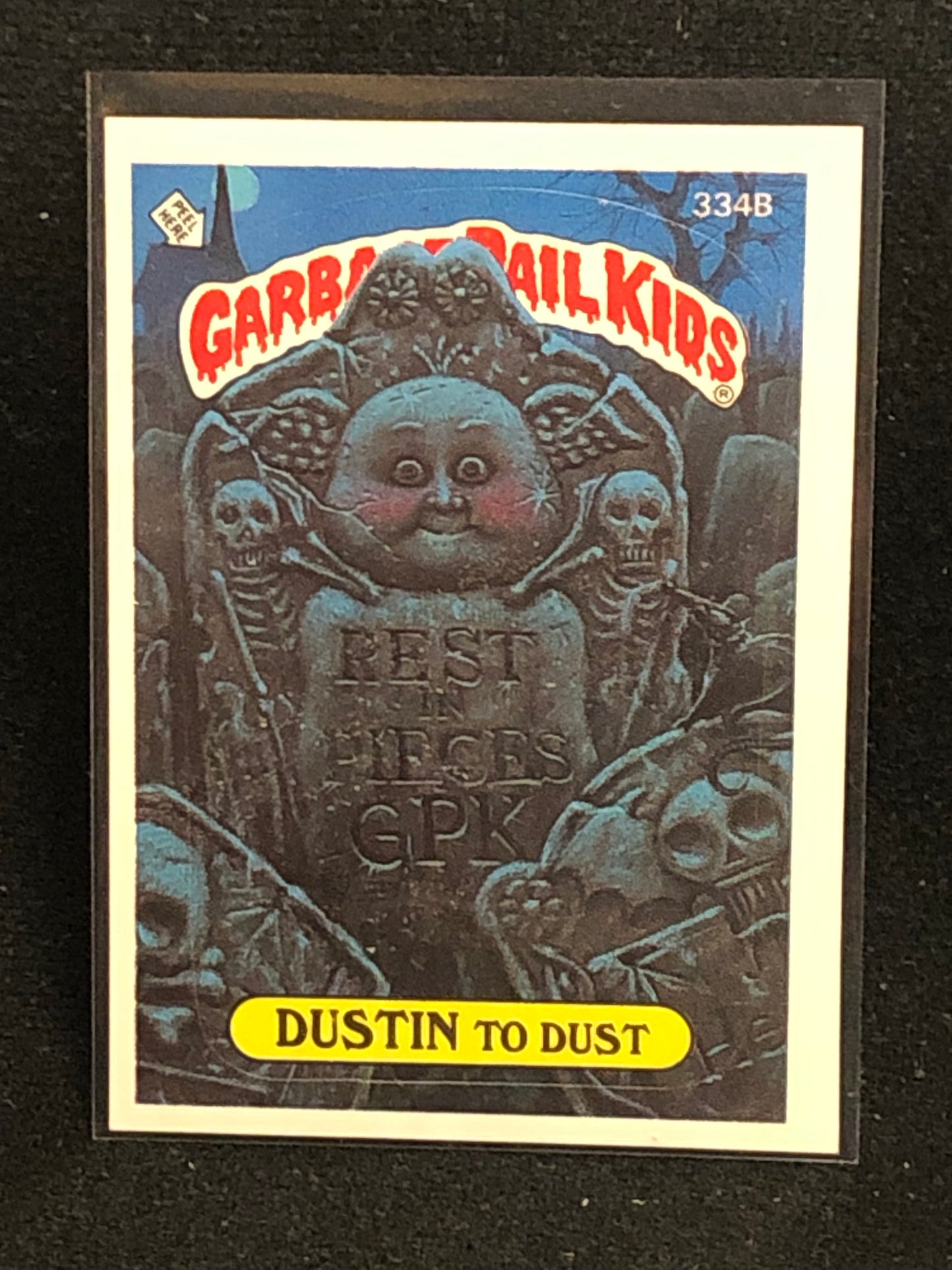 Garbage Pail Kids Original Series 8 (os8) 334b Dustin To Dust