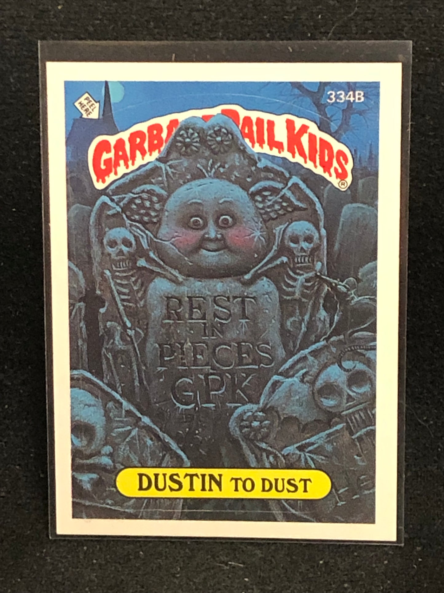 Garbage Pail Kids Original Series 8 (os8) 334b Dustin To Dust