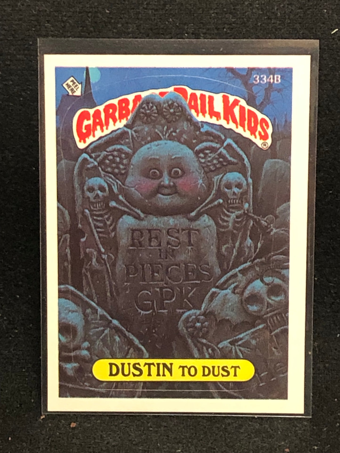 Garbage Pail Kids Original Series 8 (os8) 334b Dustin To Dust