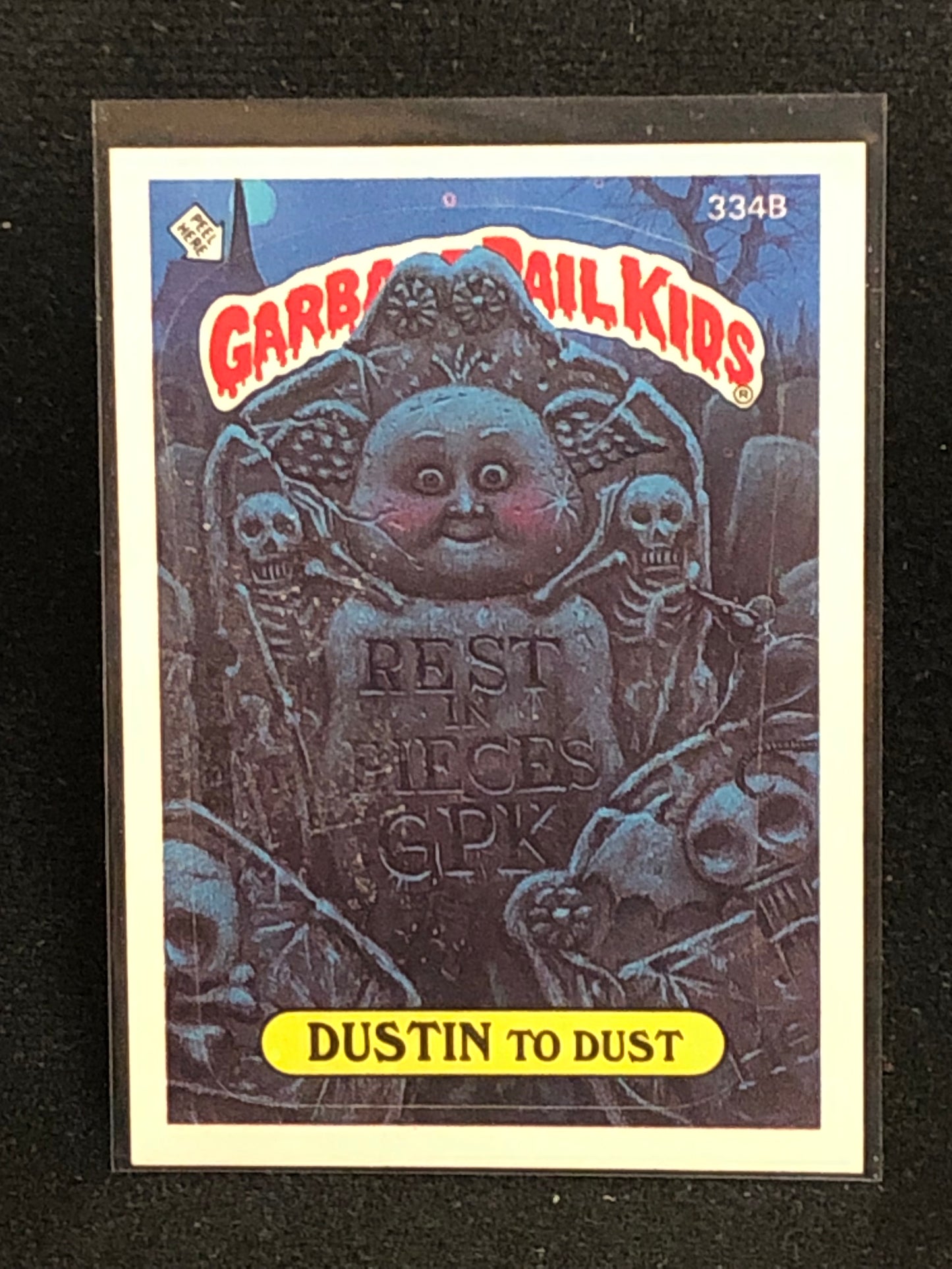 Garbage Pail Kids Original Series 8 (os8) 334b Dustin To Dust