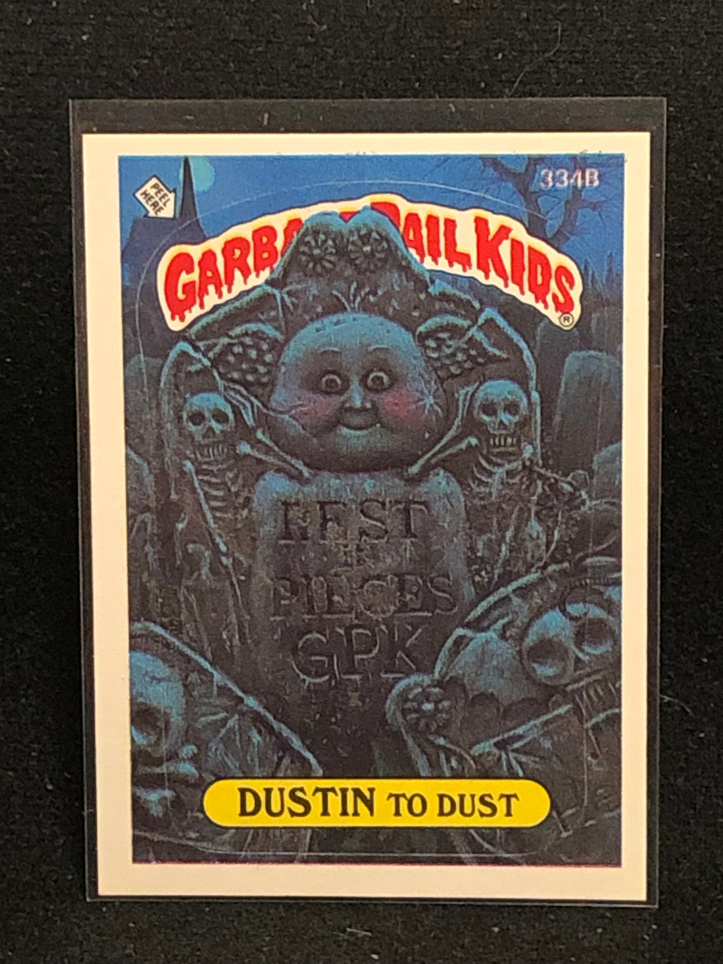 Garbage Pail Kids Original Series 8 (os8) 334b Dustin To Dust