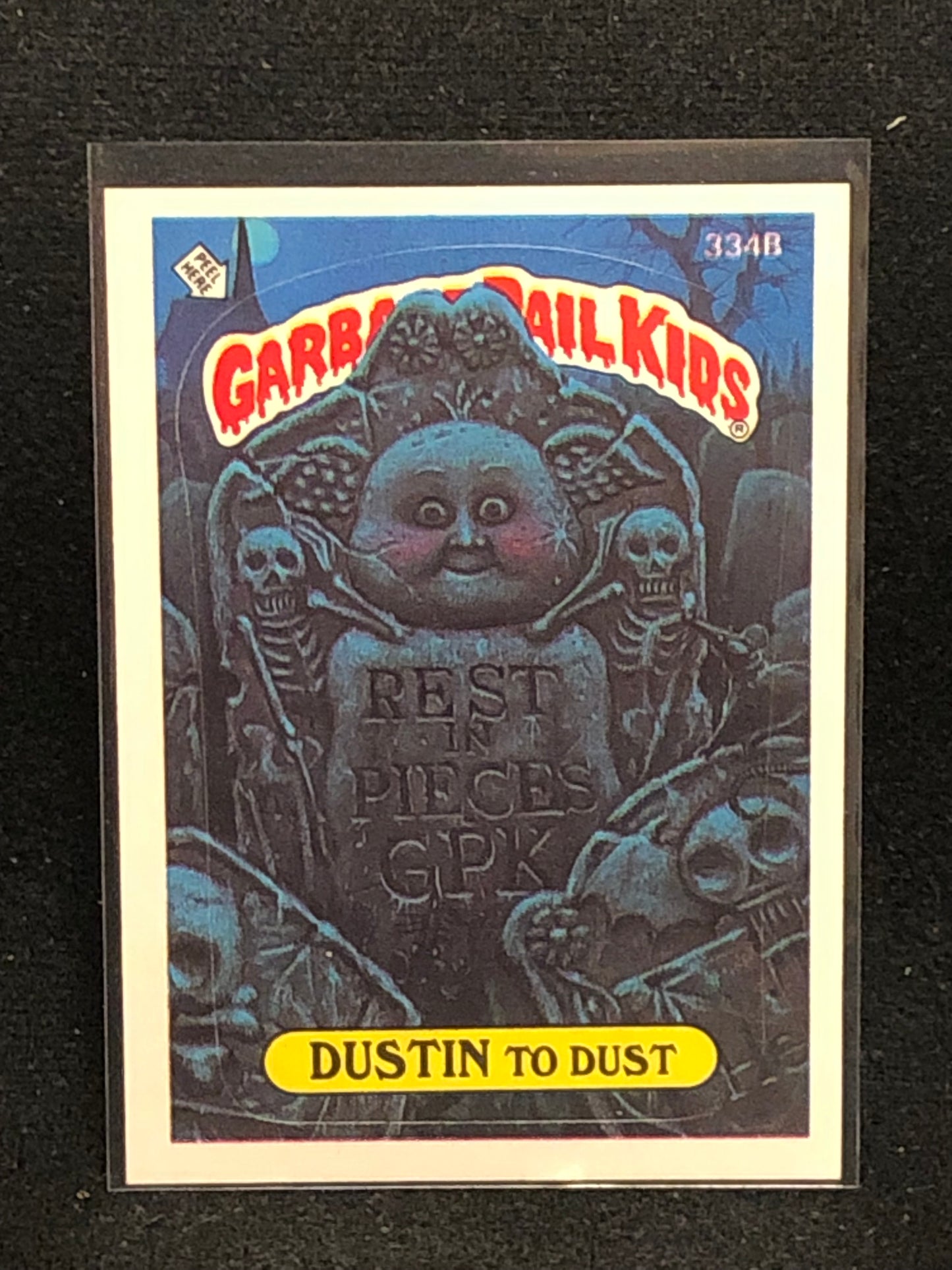 Garbage Pail Kids Original Series 8 (os8) 334b Dustin To Dust