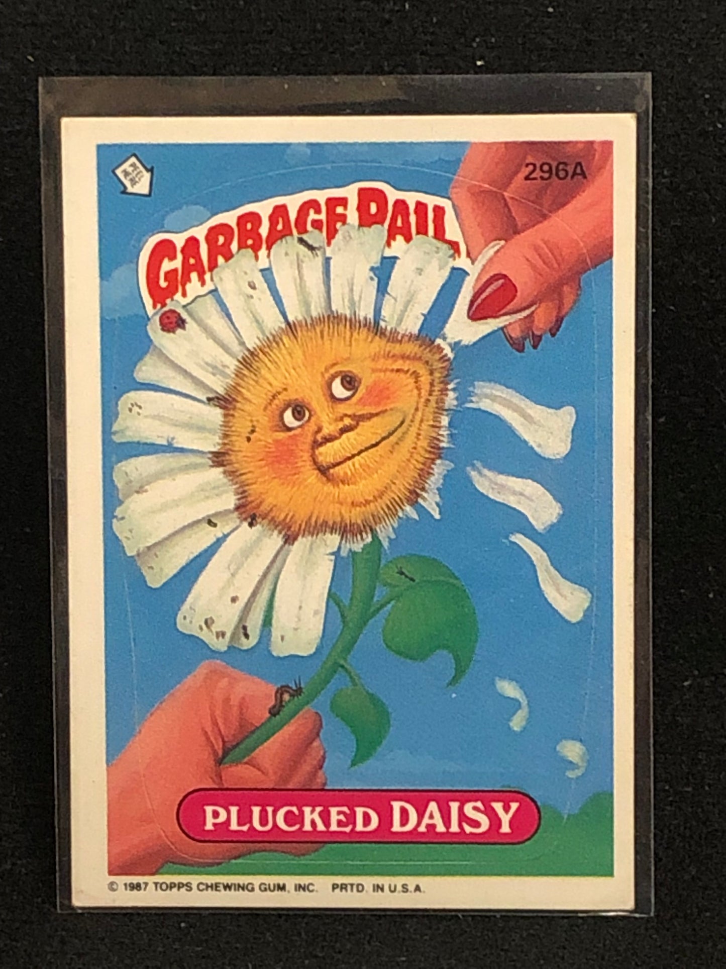 Garbage Pail Kids Original Series 8 (os8) 296a Plucked Daisy