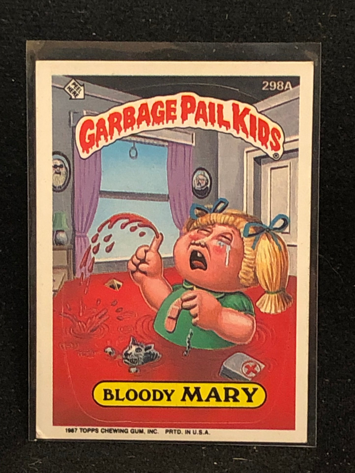 Garbage Pail Kids Original Series 8 (os8) 298a Bloody Mary