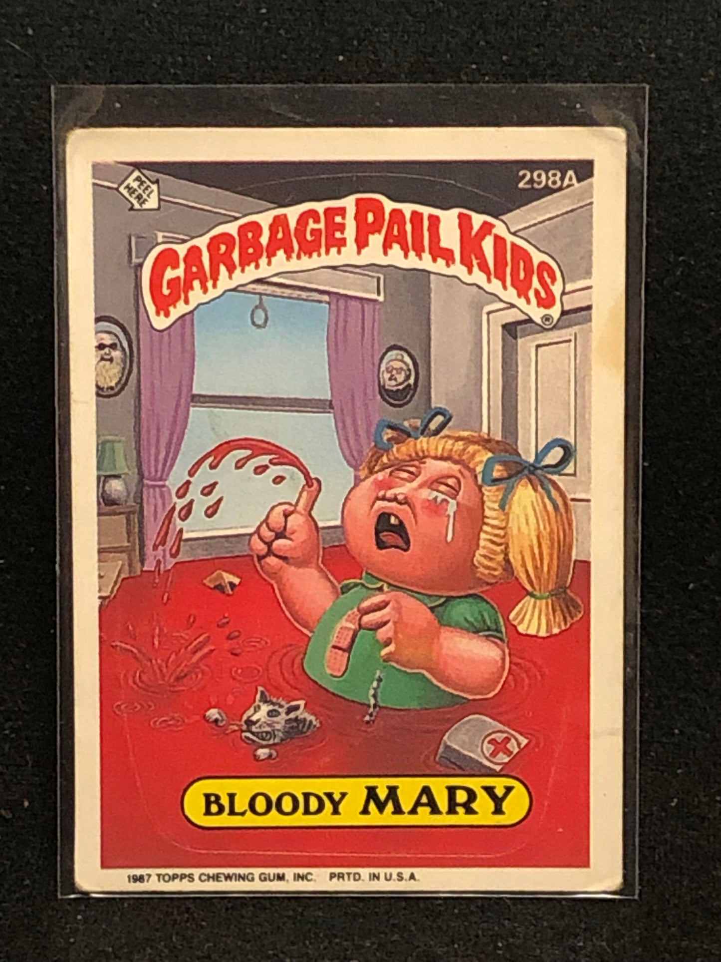 Garbage Pail Kids Original Series 8 (os8) 298a Bloody Mary