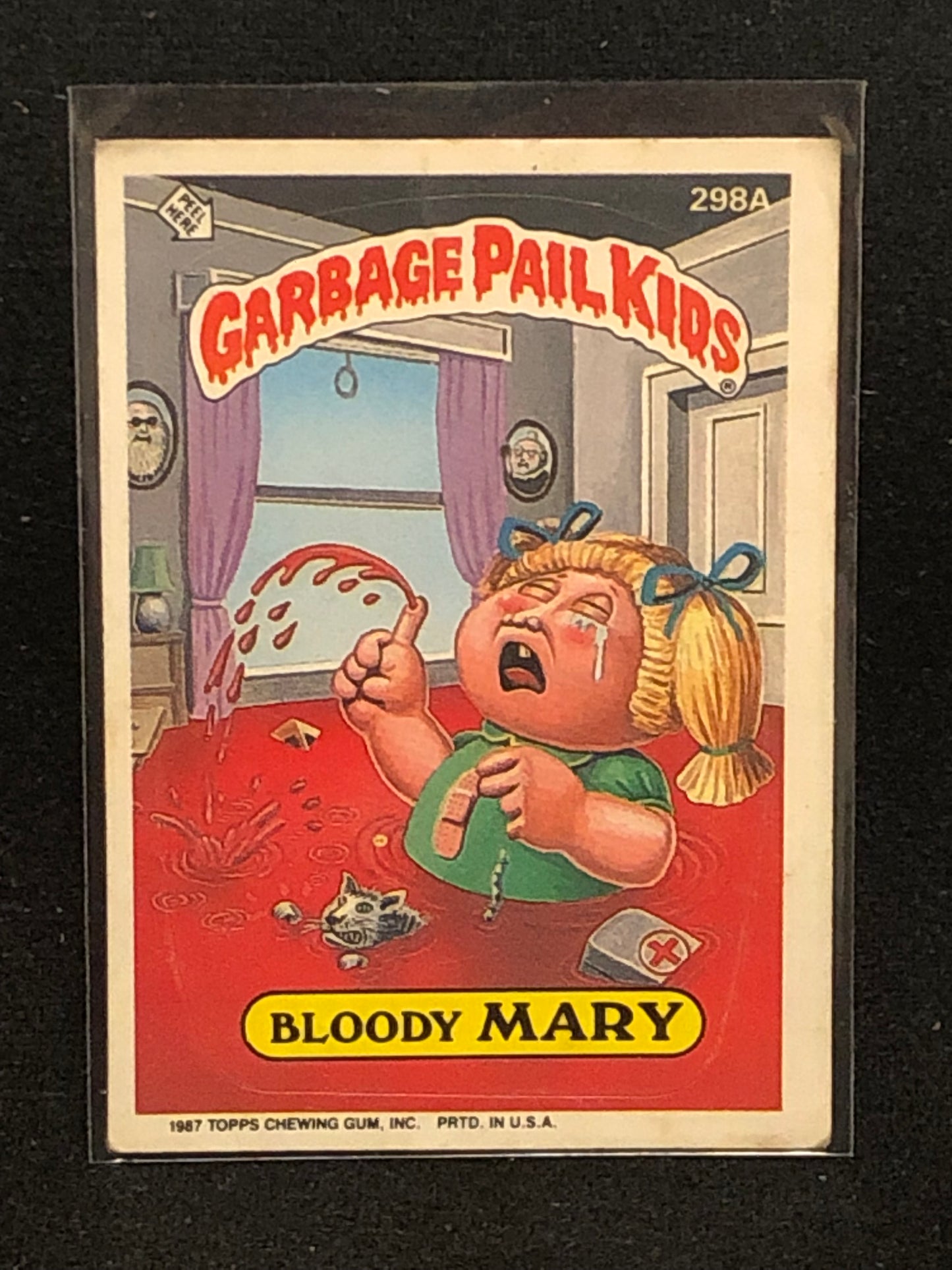 Garbage Pail Kids Original Series 8 (os8) 298a Bloody Mary