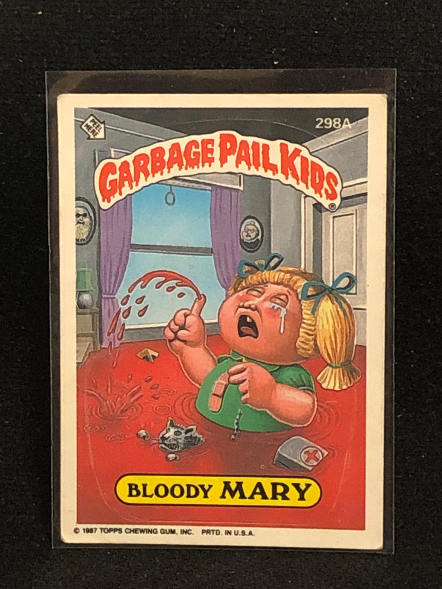 Garbage Pail Kids Original Series 8 (os8) 298a Bloody Mary