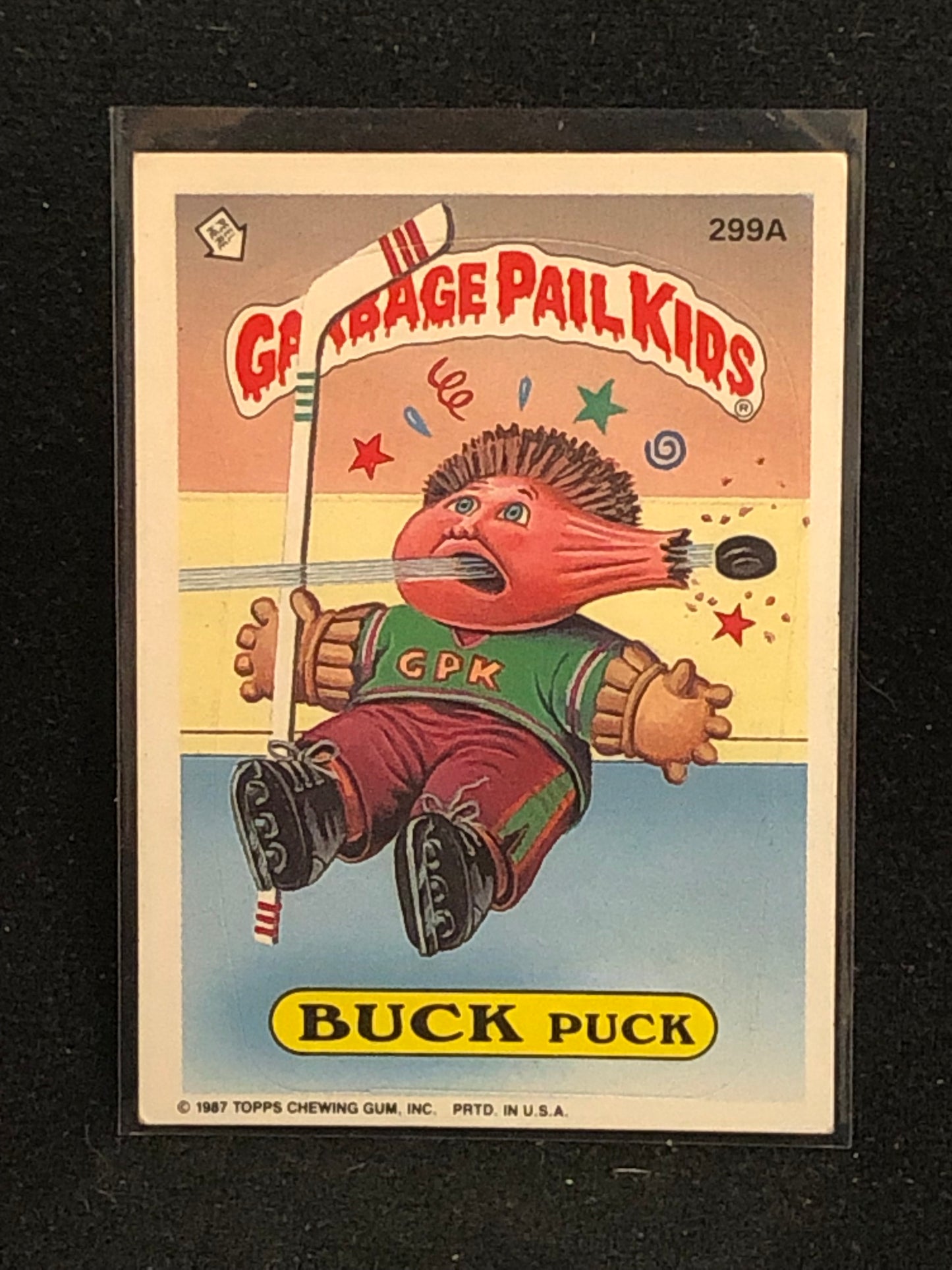 Garbage Pail Kids Original Series 8 (os8) 299a Buck Puck