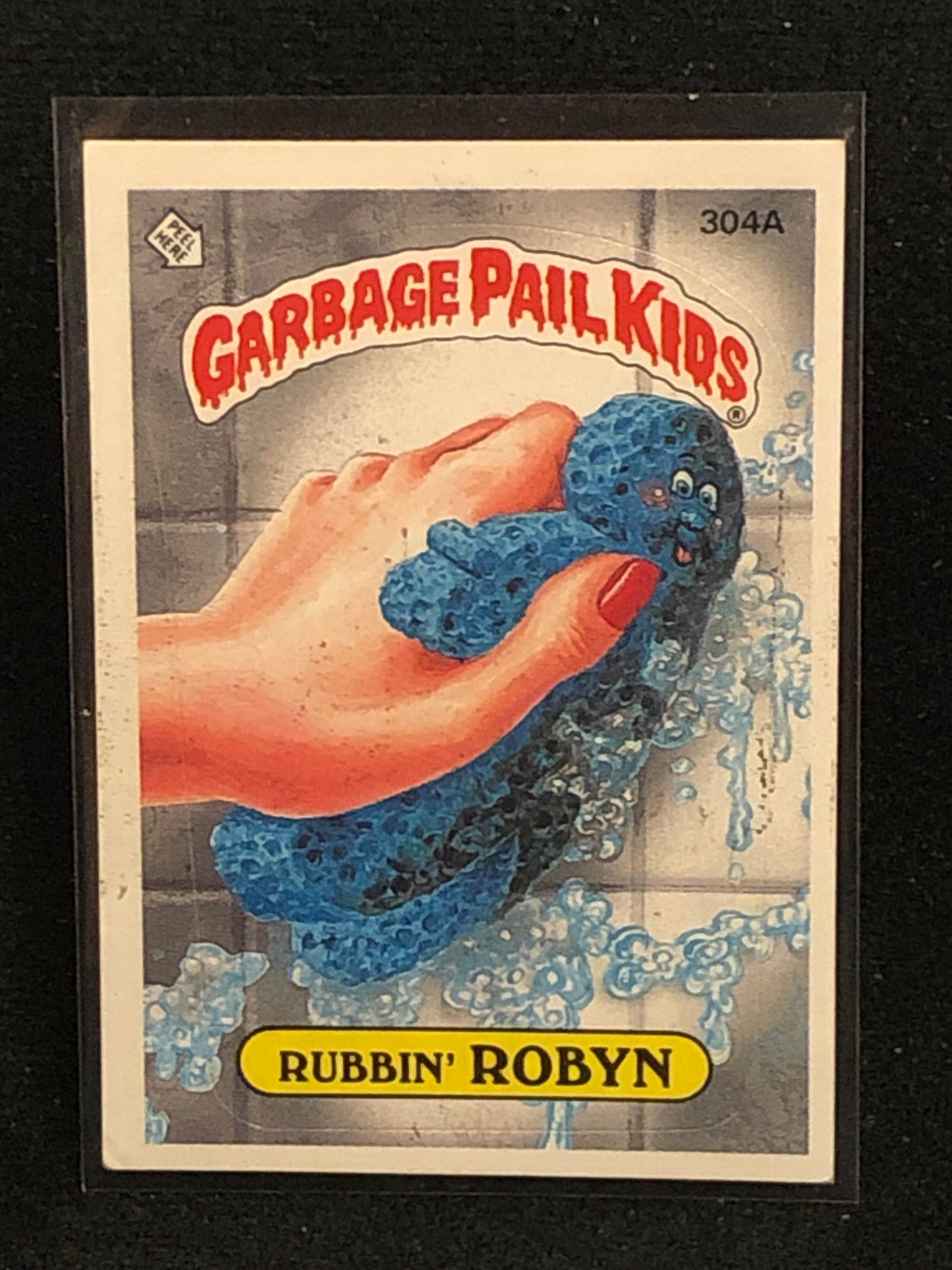 Garbage Pail Kids Original Series 8 (os8) 304a Rubbin Robyn