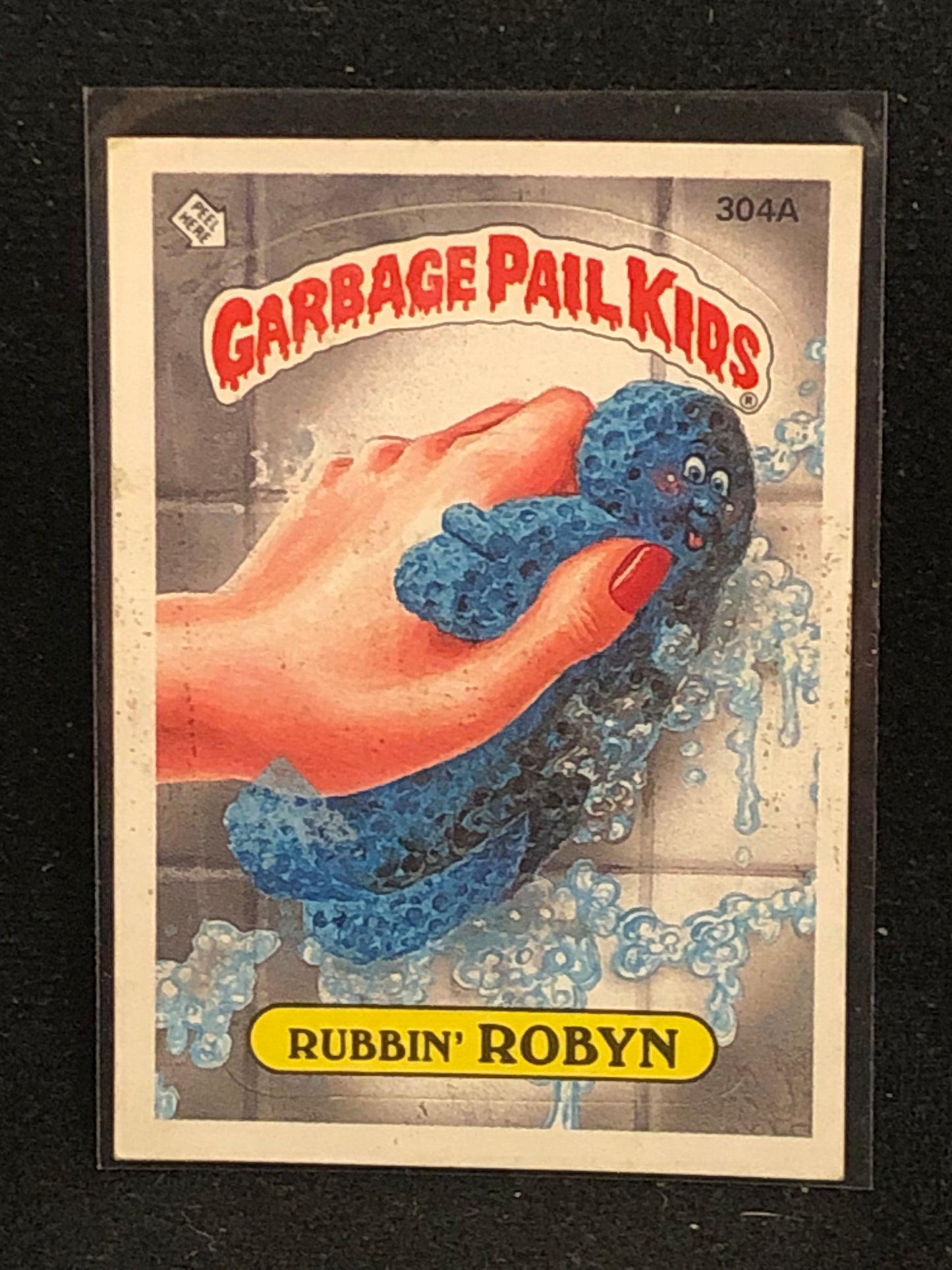 Garbage Pail Kids Original Series 8 (os8) 304a Rubbin Robyn