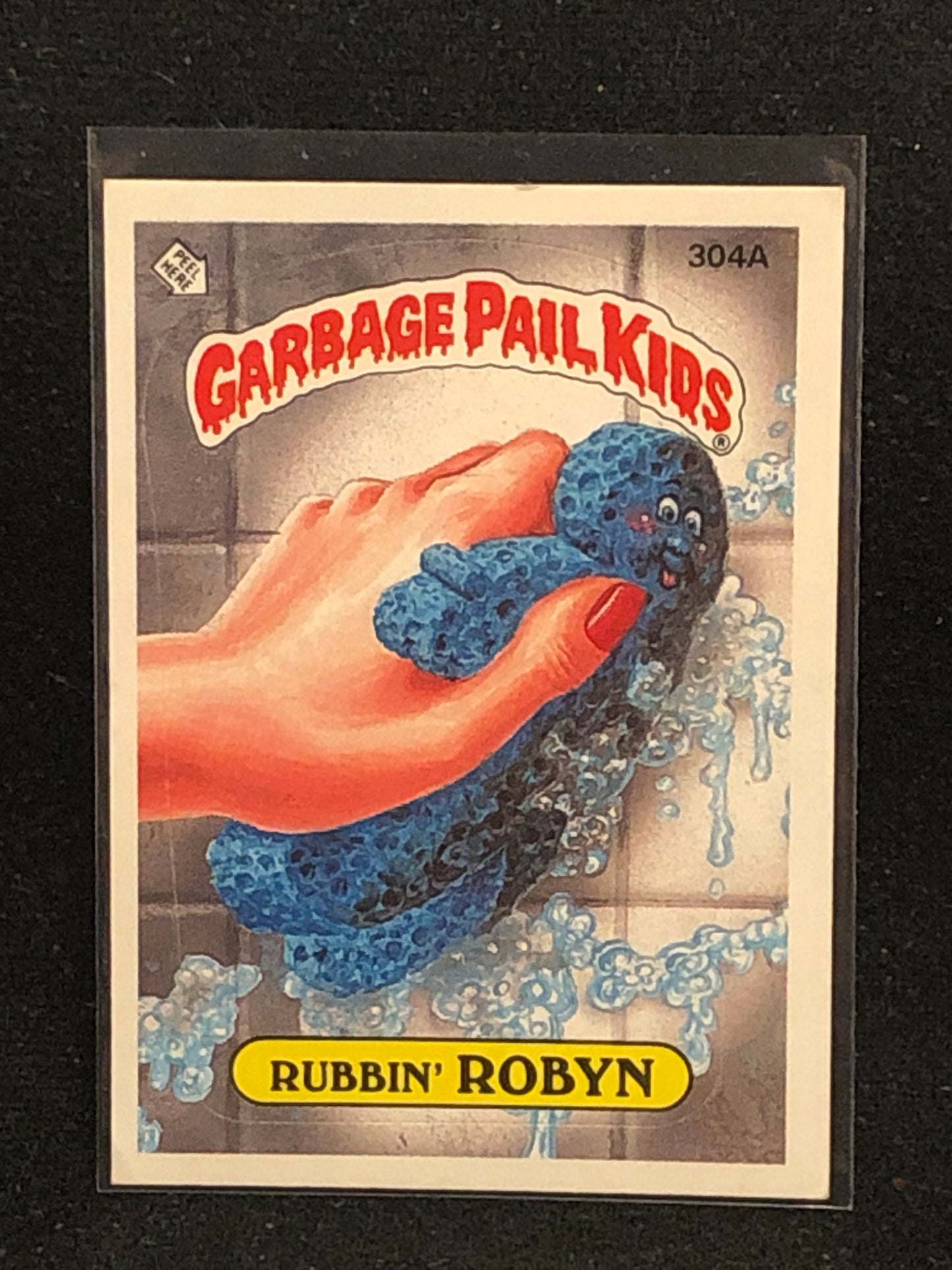 Garbage Pail Kids Original Series 8 (os8) 304a Rubbin Robyn