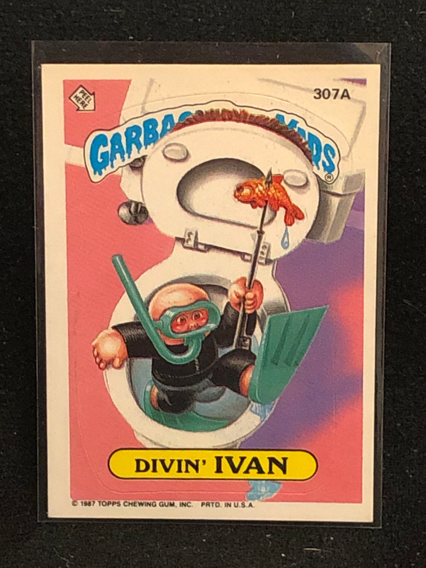 Garbage Pail Kids Original Series 8 (os8) 307a Divin Ivan