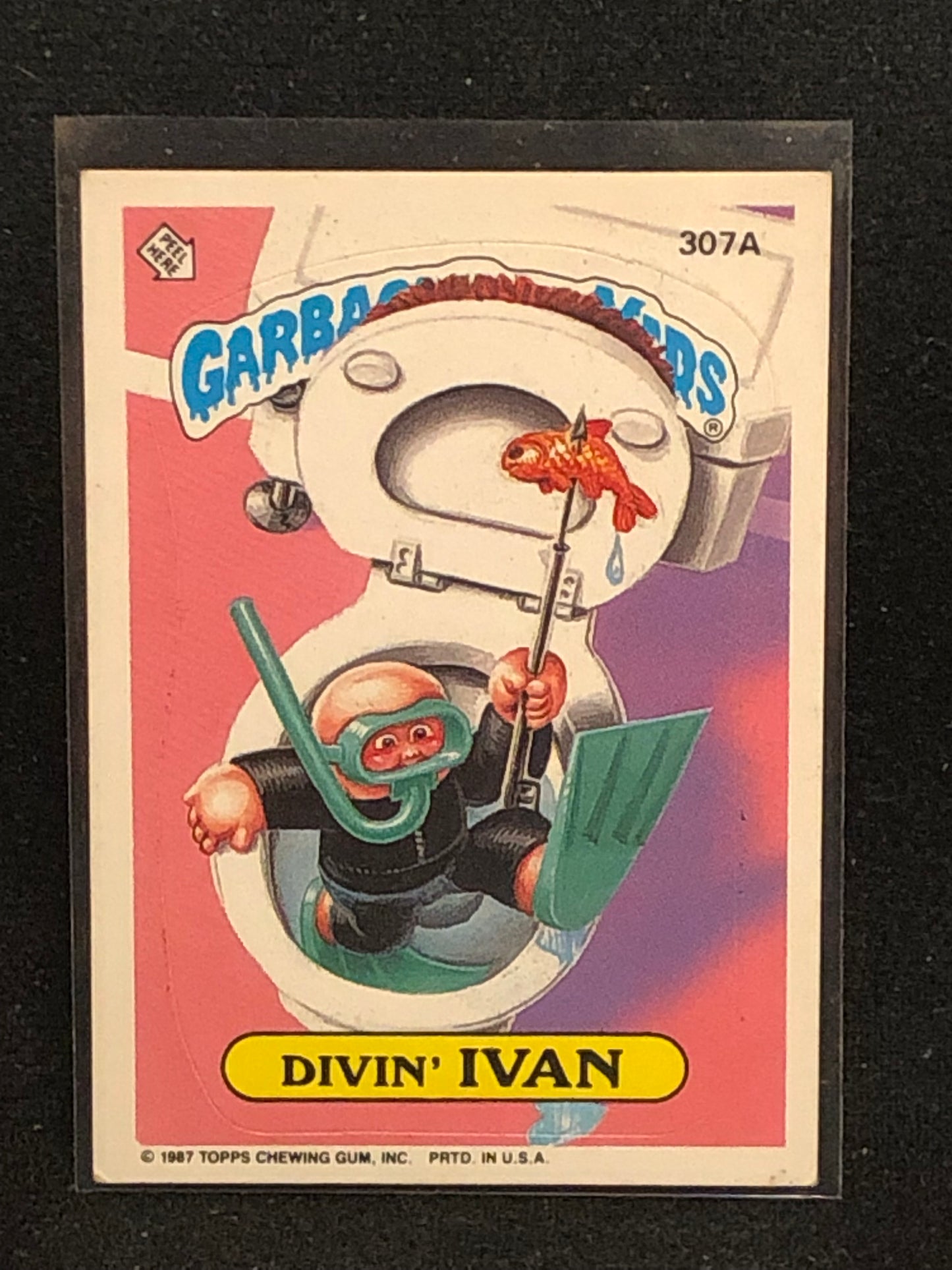 Garbage Pail Kids Original Series 8 (os8) 307a Divin Ivan