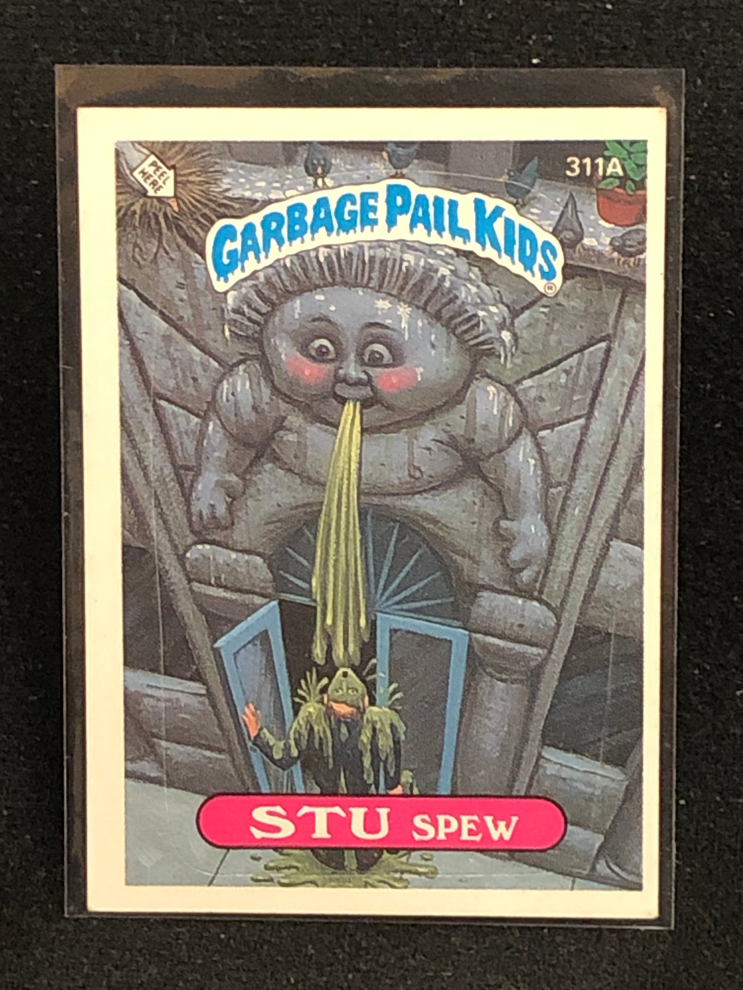 Garbage Pail Kids Original Series 8 (os8) 311a Stu Spew