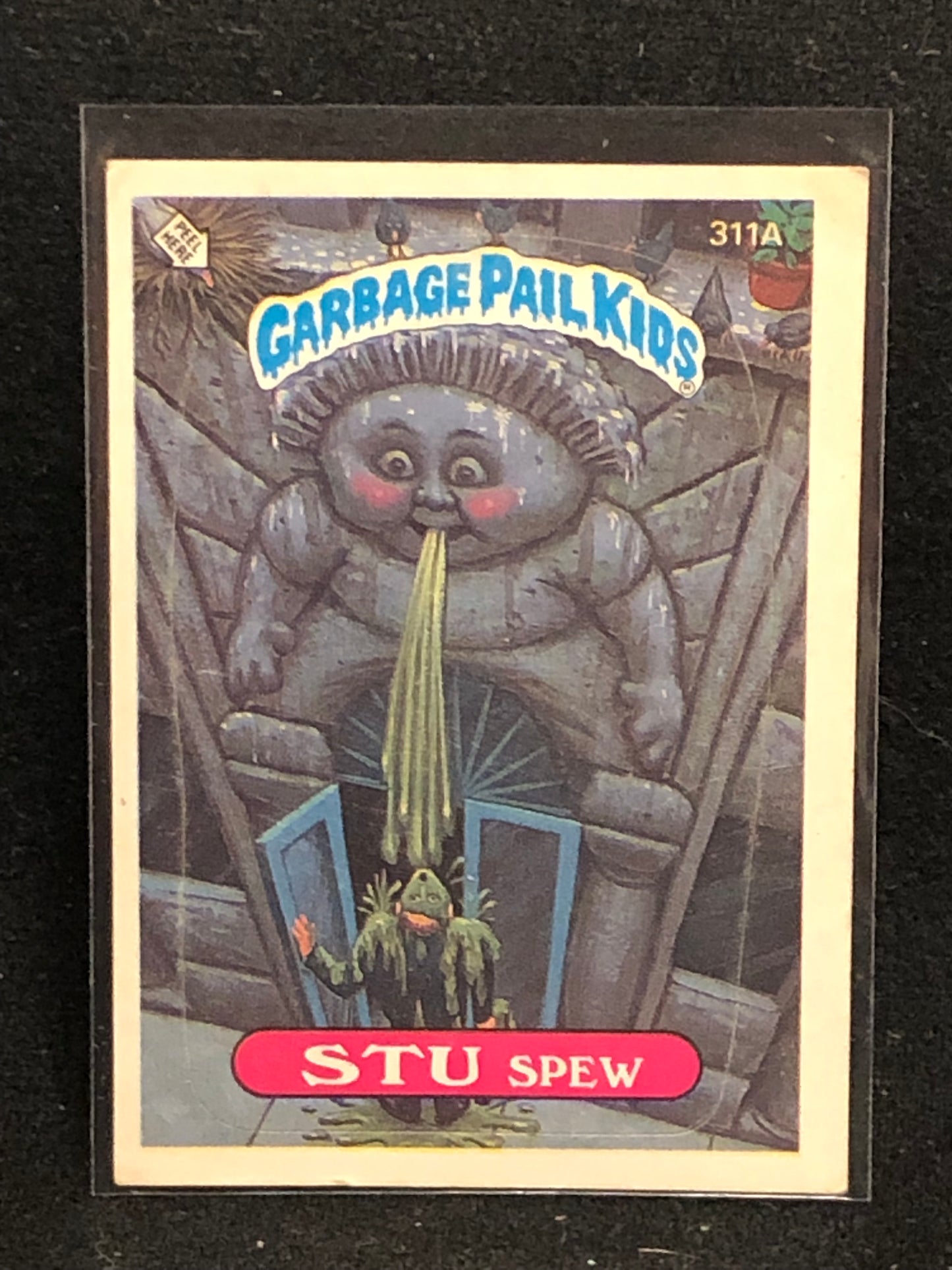 Garbage Pail Kids Original Series 8 (os8) 311a Stu Spew