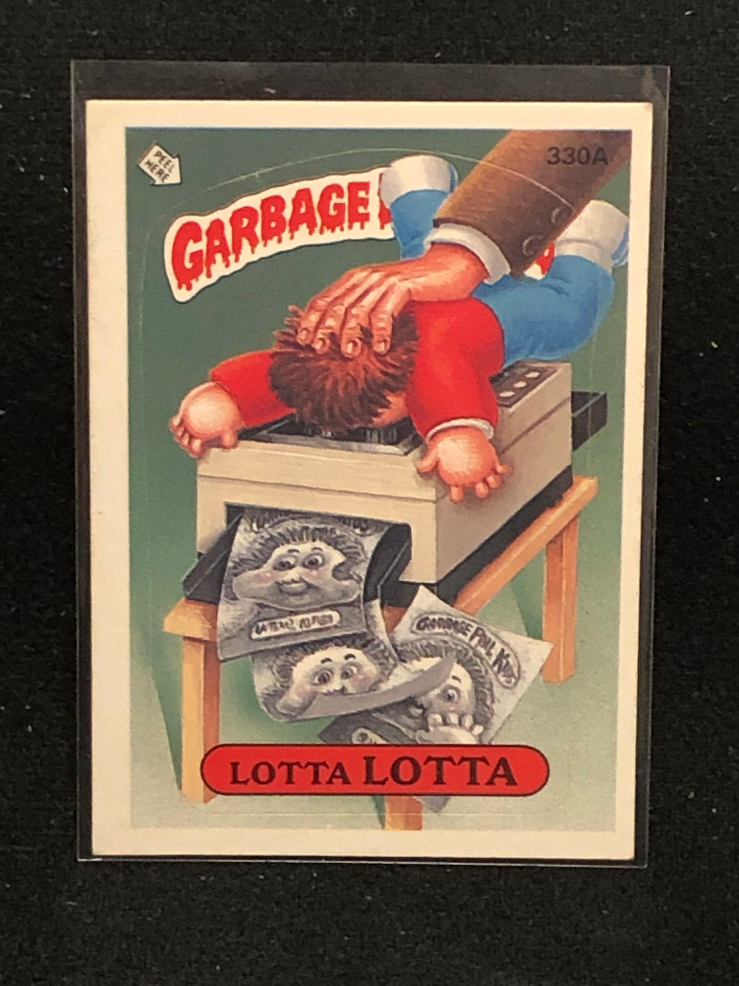 Garbage Pail Kids Original Series 8 (os8) 330a Lotta Lotta