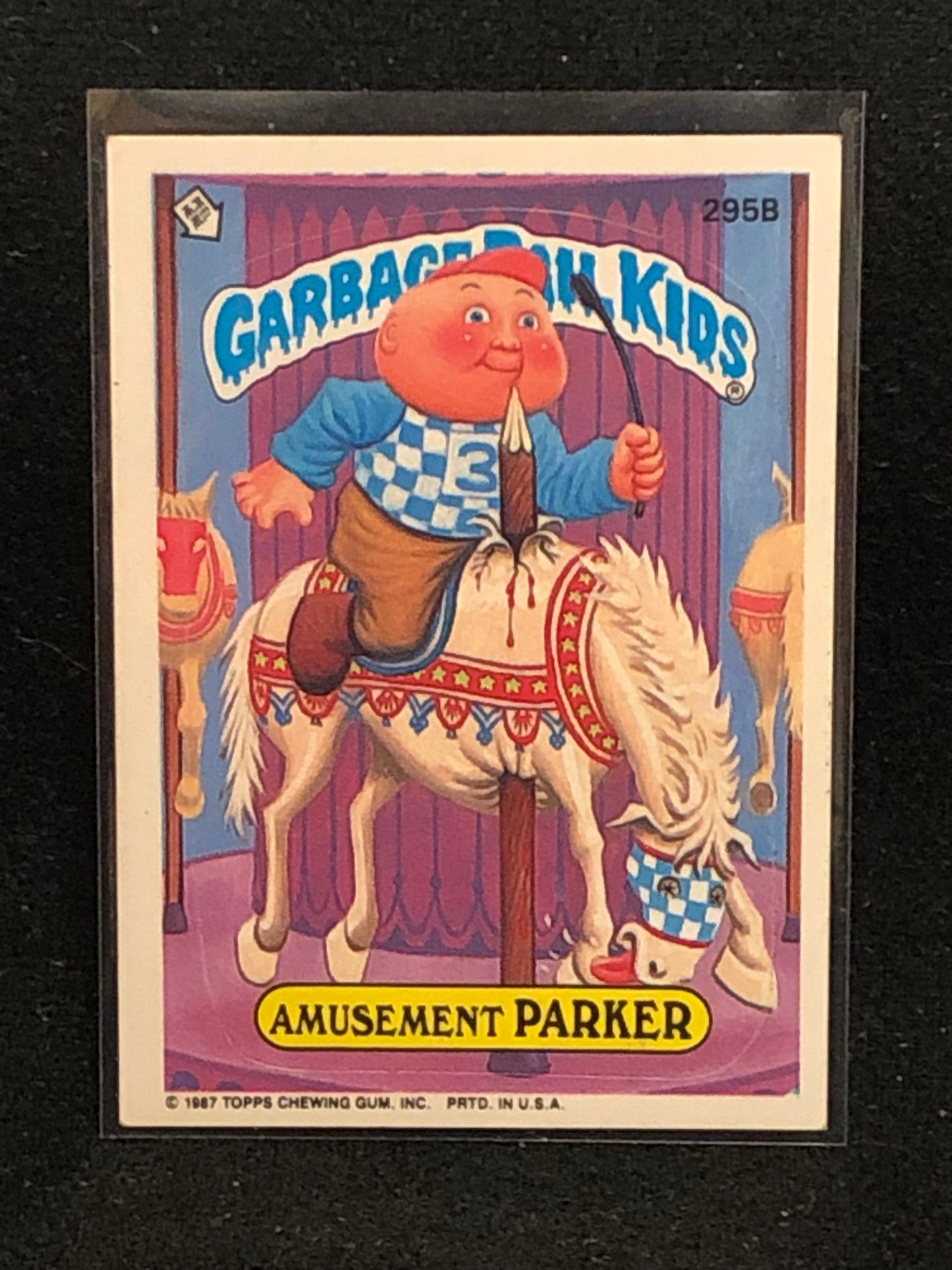 Garbage Pail Kids Original Series 8 (os8) 295b Amusement Parker