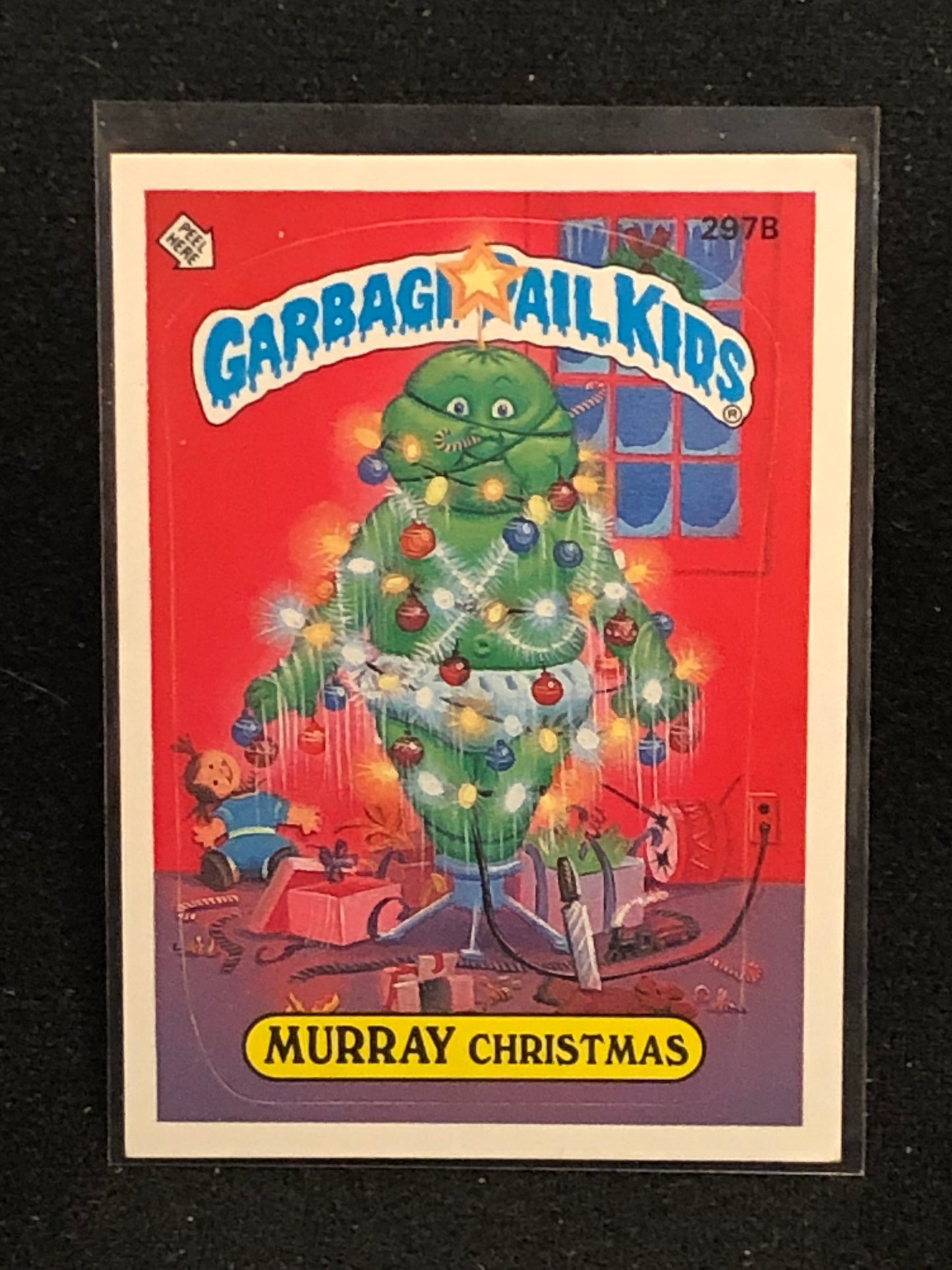 Garbage Pail Kids Original Series 8 (os8) 297b Murray Christmas