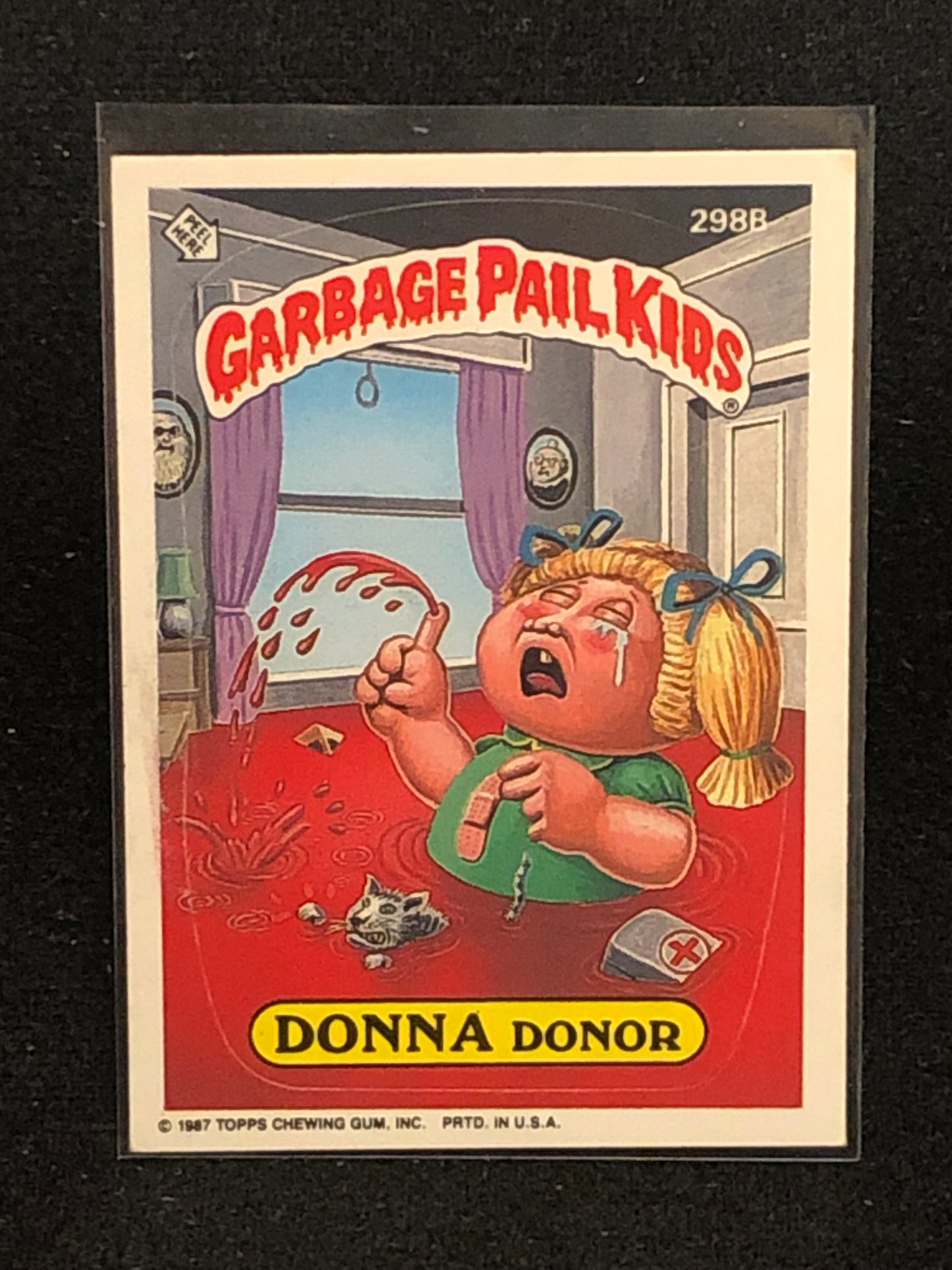 Garbage Pail Kids Original Series 8 (os8) 298b Donna Donor