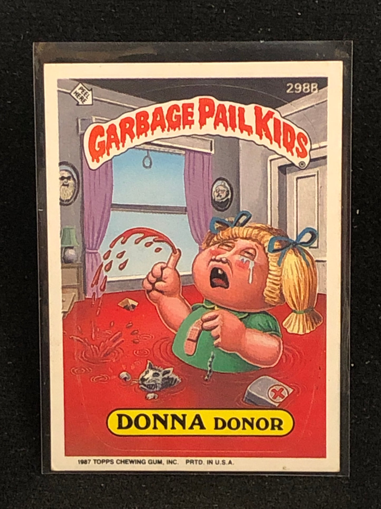 Garbage Pail Kids Original Series 8 (os8) 298b Donna Donor