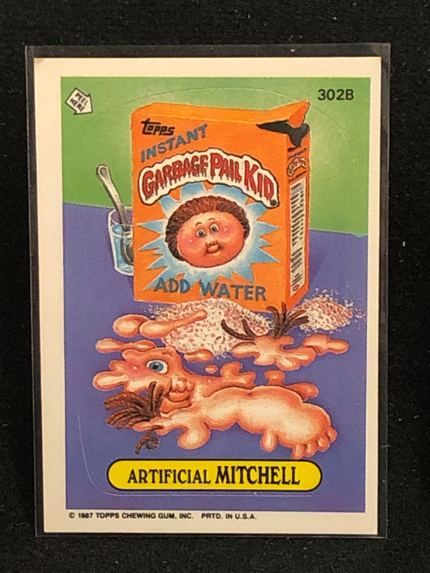 Garbage Pail Kids Original Series 8 (os8) 302b Artificial Mitchell