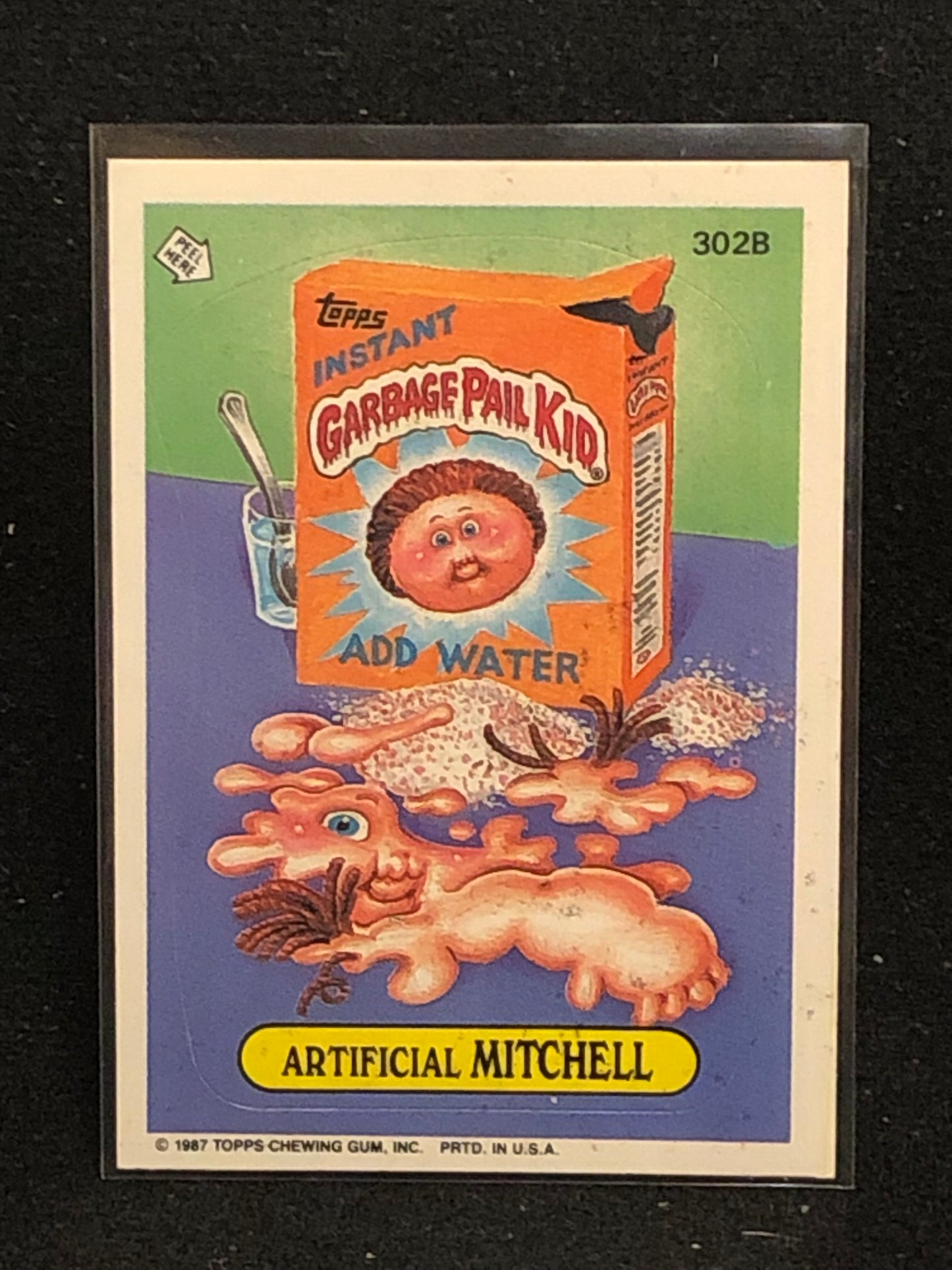 Garbage Pail Kids Original Series 8 (os8) 302b Artificial Mitchell