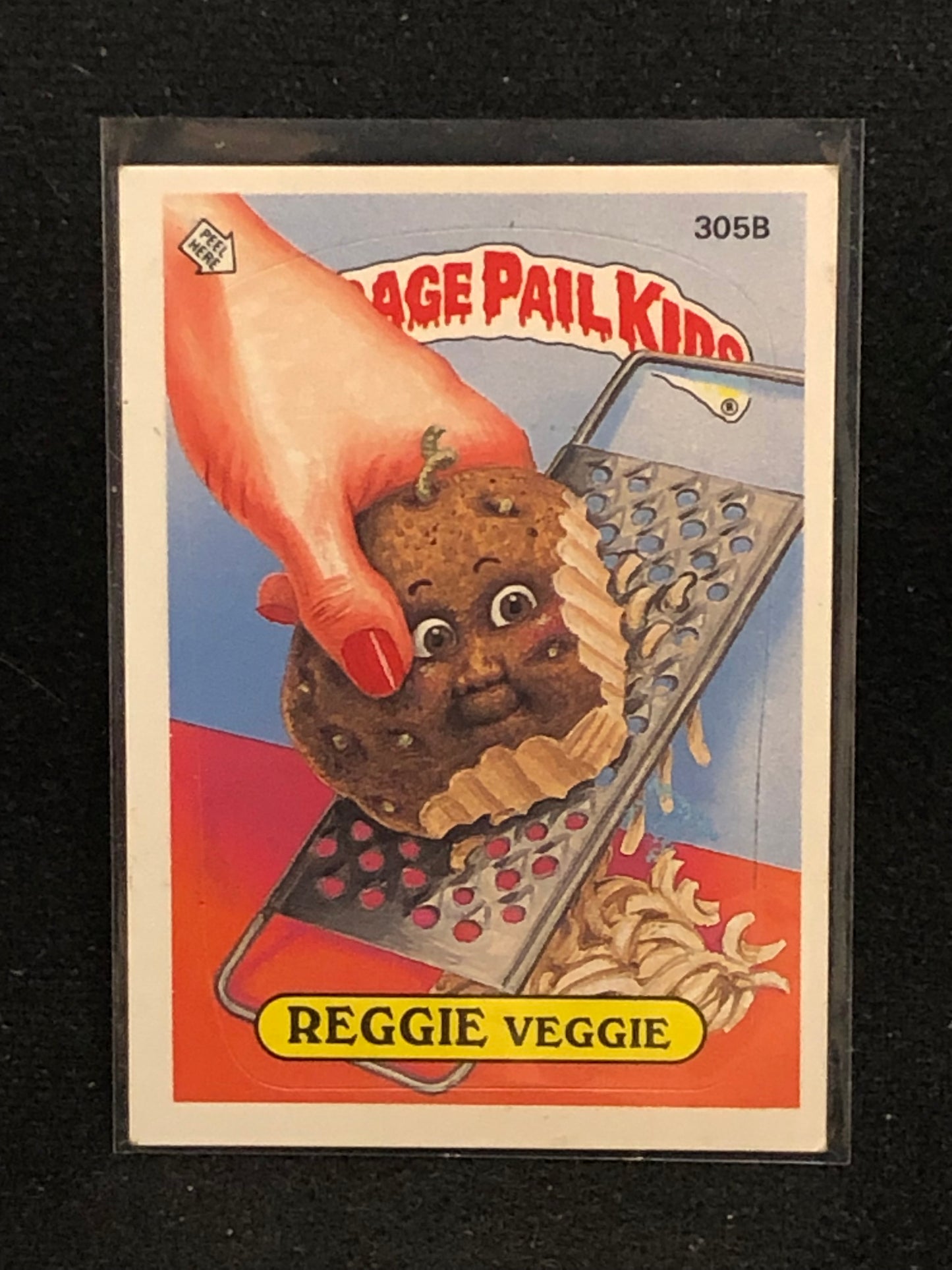 Garbage Pail Kids Original Series 8 (os8) 305b Reggie Veggie