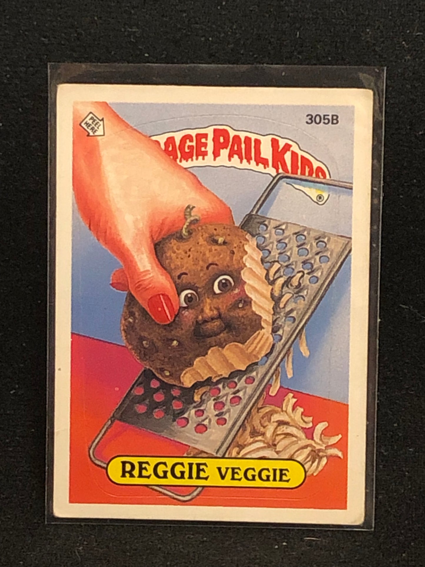 Garbage Pail Kids Original Series 8 (os8) 305b Reggie Veggie