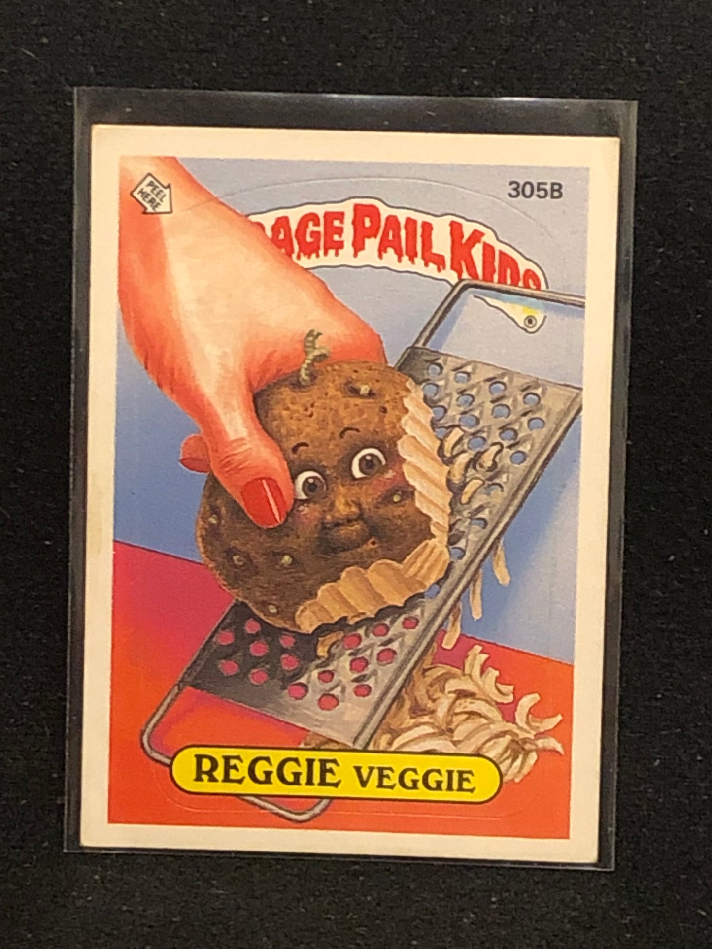 Garbage Pail Kids Original Series 8 (os8) 305b Reggie Veggie