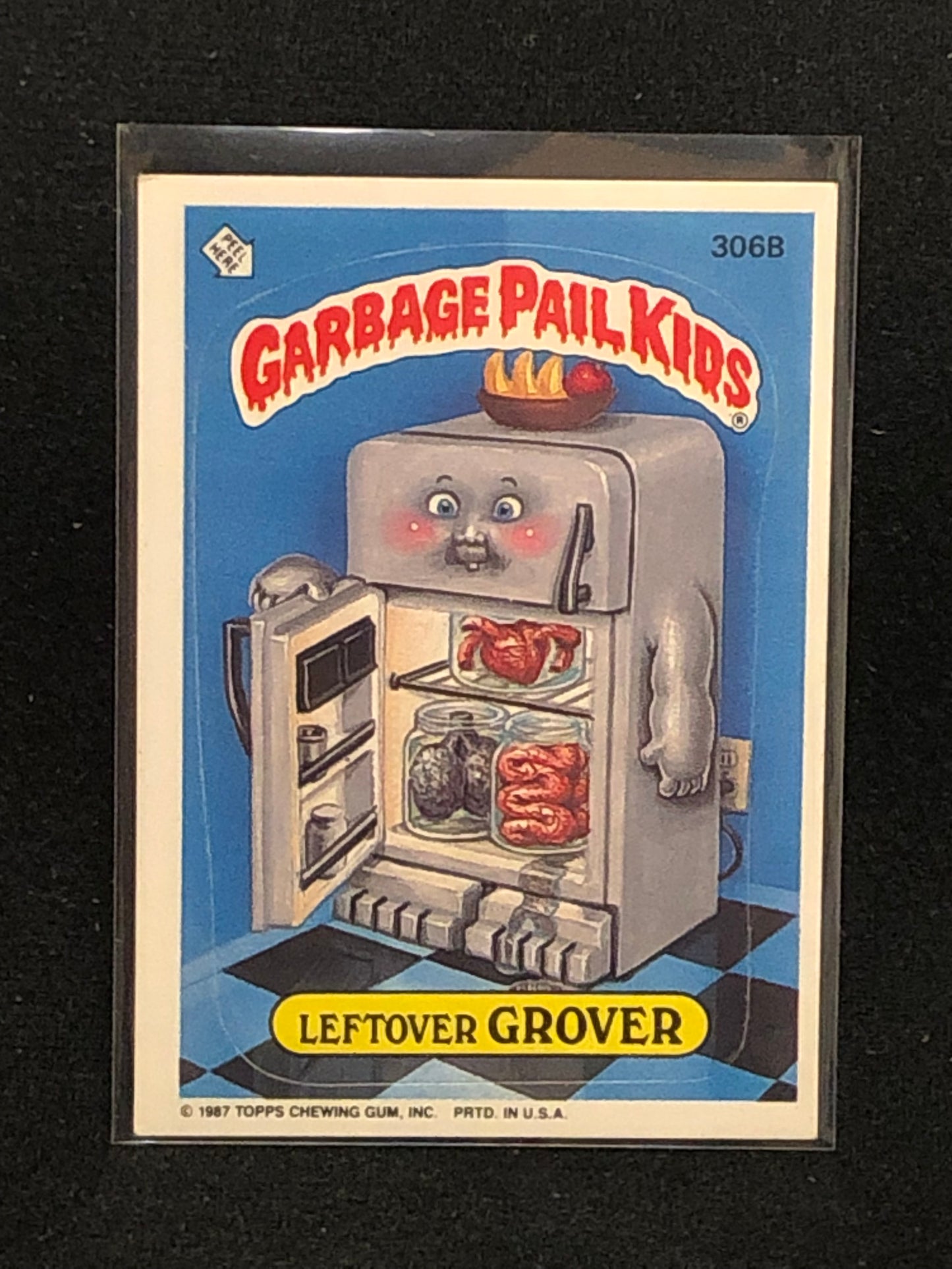 Garbage Pail Kids Original Series 8 (os8) 306b Leftover Grover