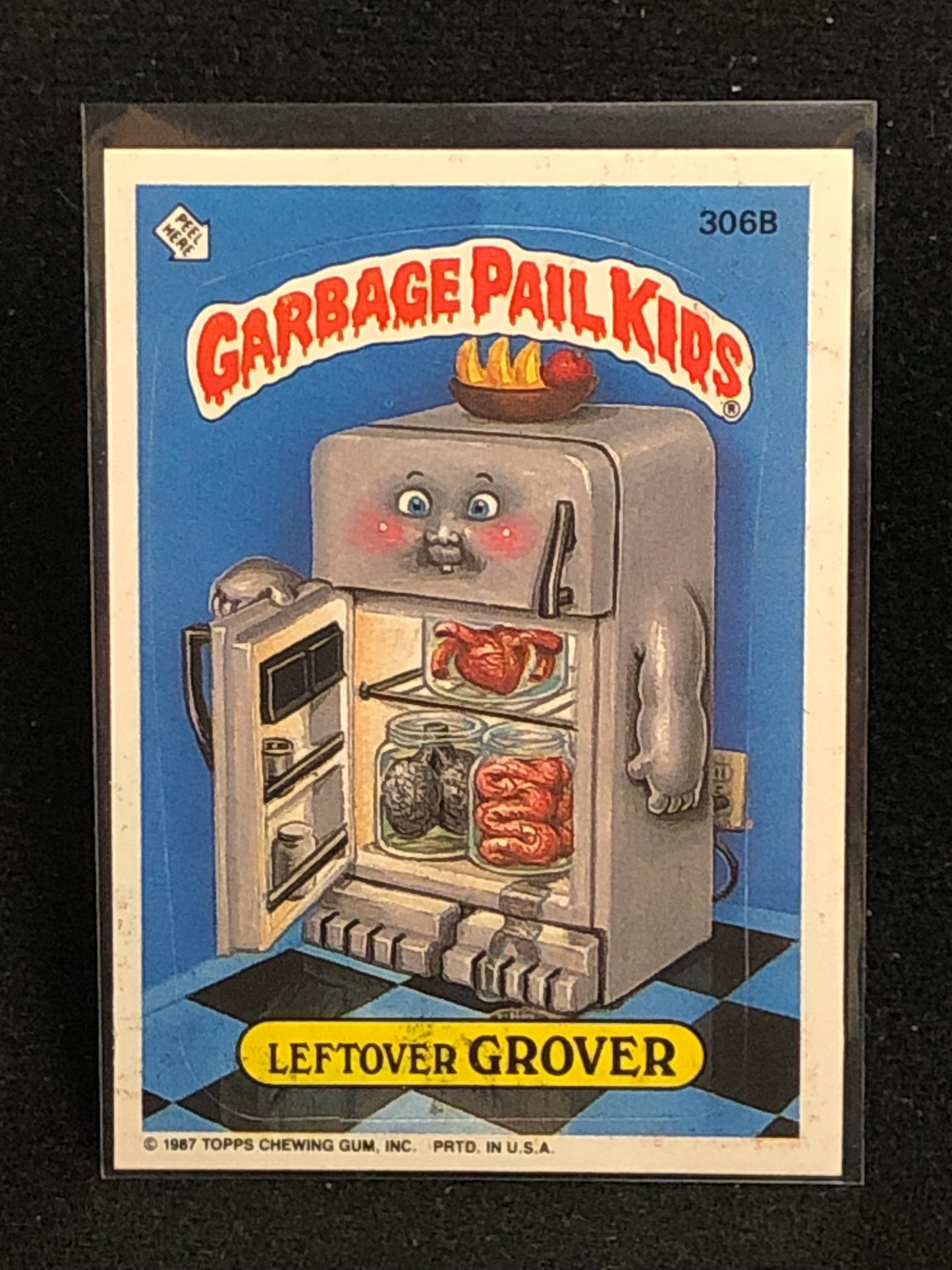 Garbage Pail Kids Original Series 8 (os8) 306b Leftover Grover