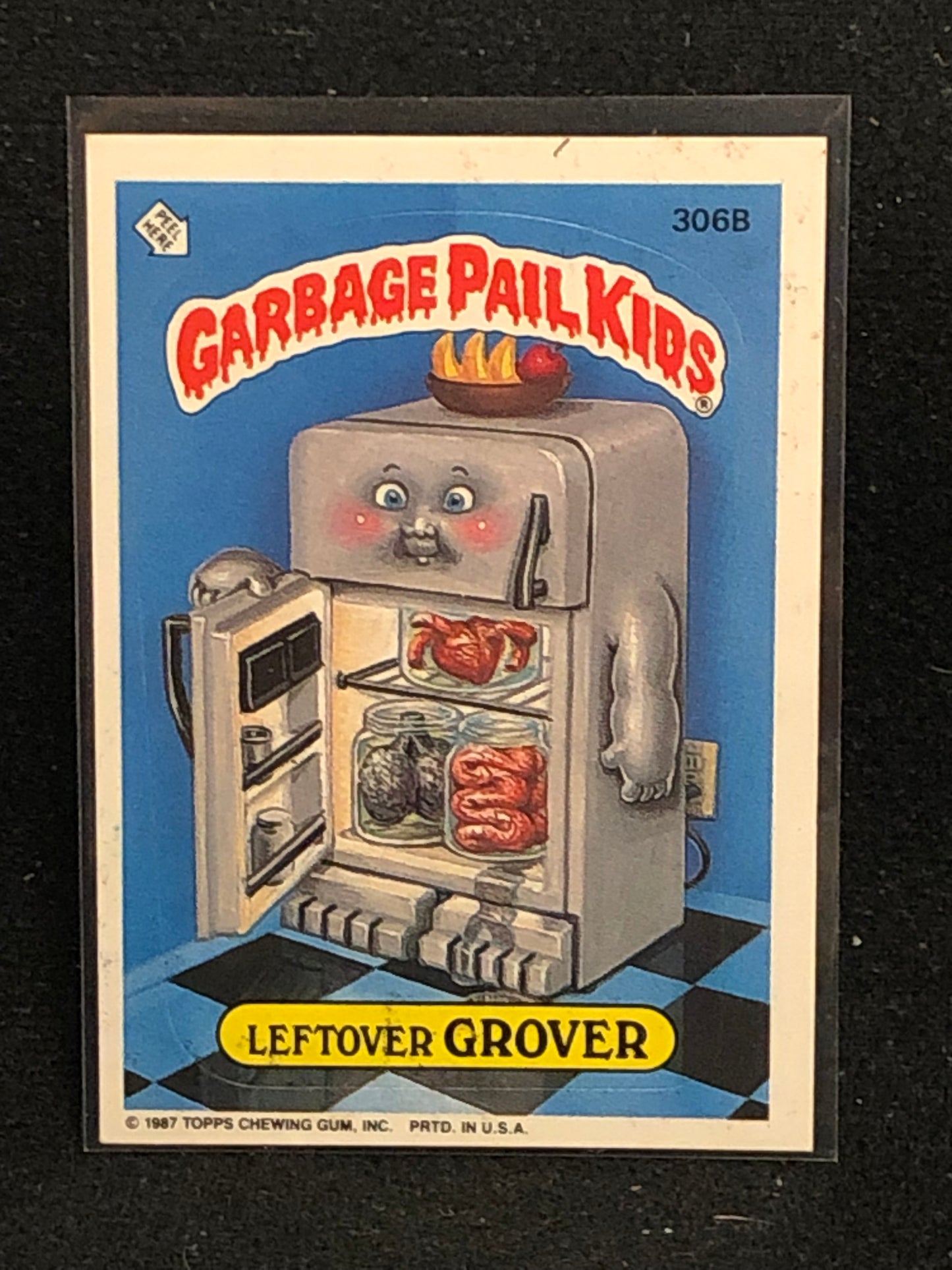 Garbage Pail Kids Original Series 8 (os8) 306b Leftover Grover