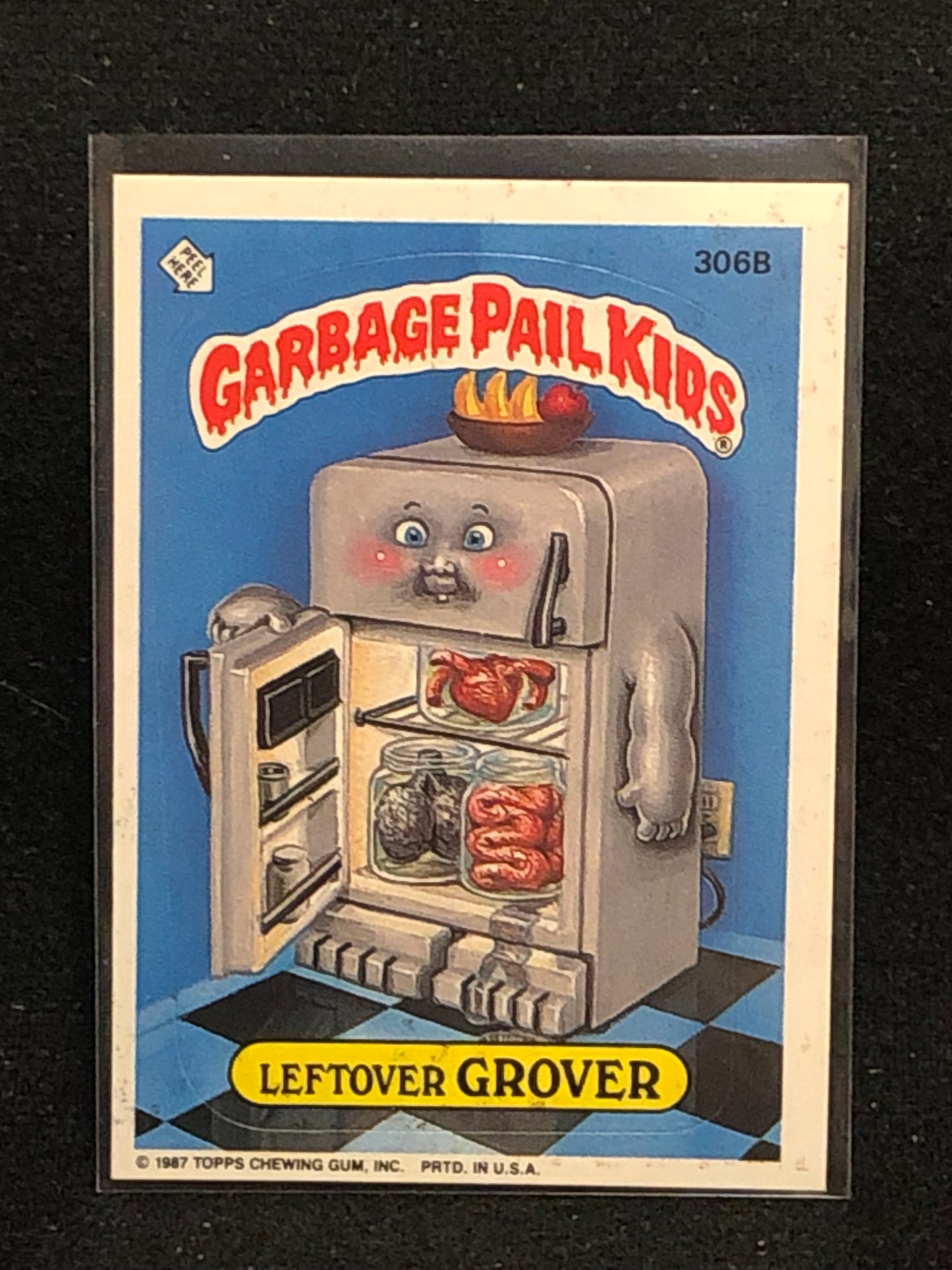 Garbage Pail Kids Original Series 8 (os8) 306b Leftover Grover