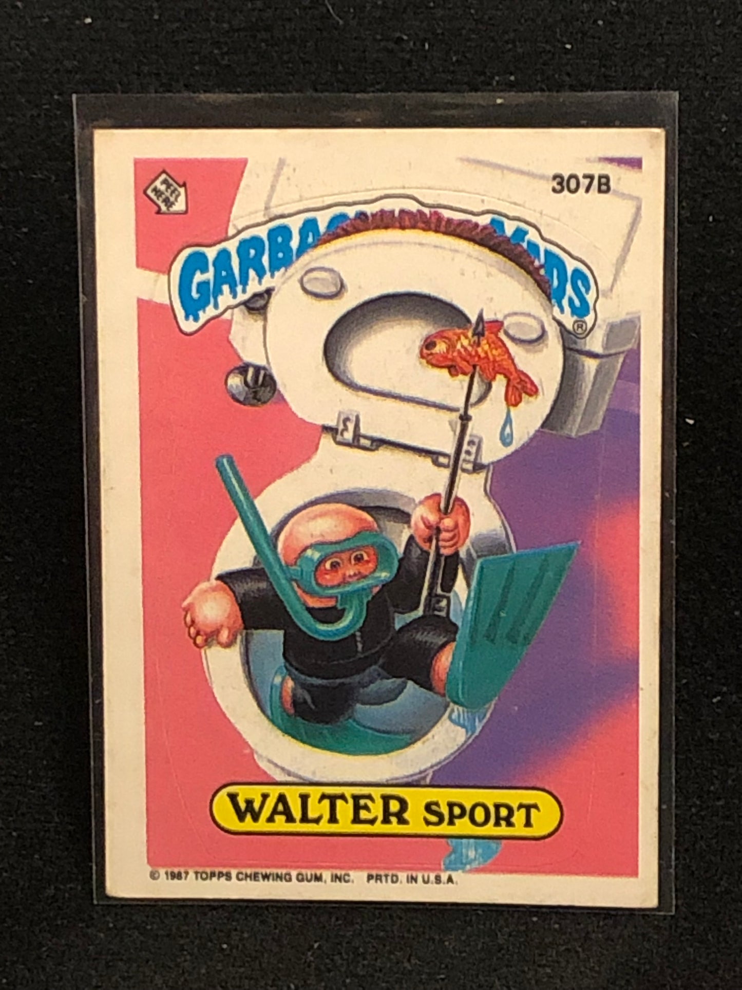 Garbage Pail Kids Original Series 8 (os8) 307b Walter Sport