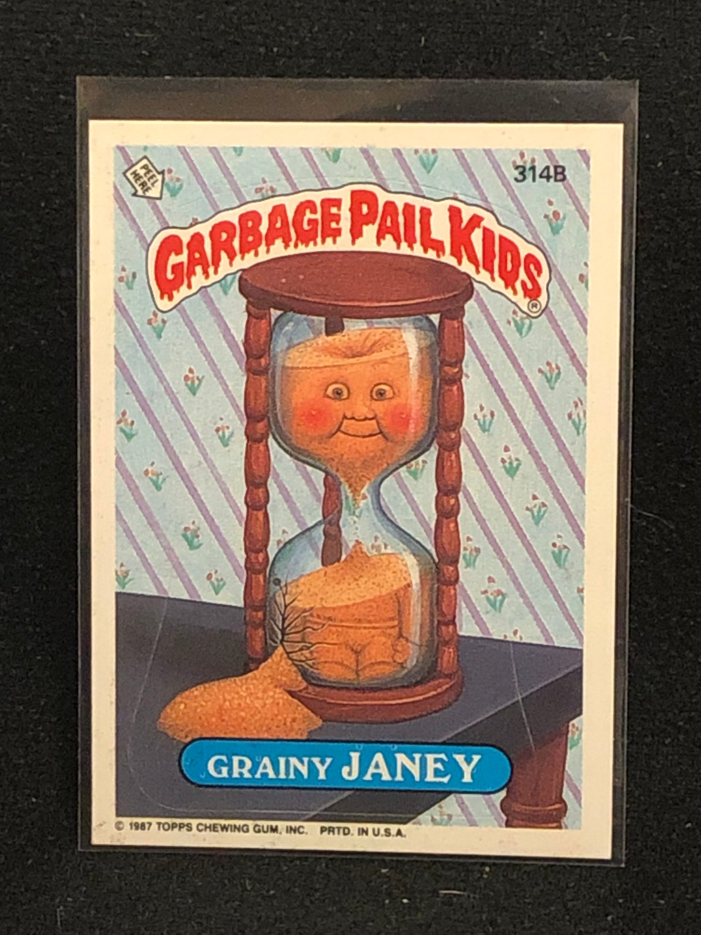 Garbage Pail Kids Original Series 8 (os8) 314b Grainy Janey