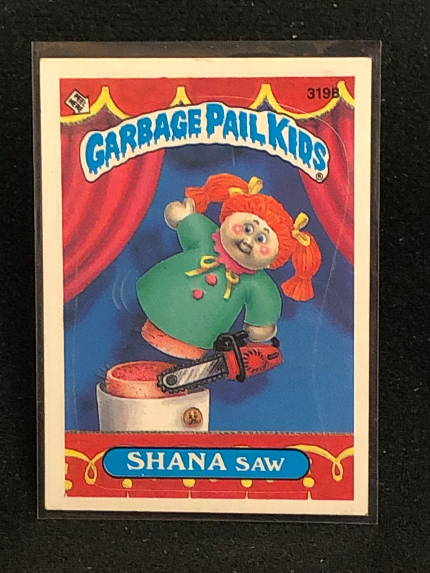 Garbage Pail Kids Original Series 8 (os8) 319b Shana Saw