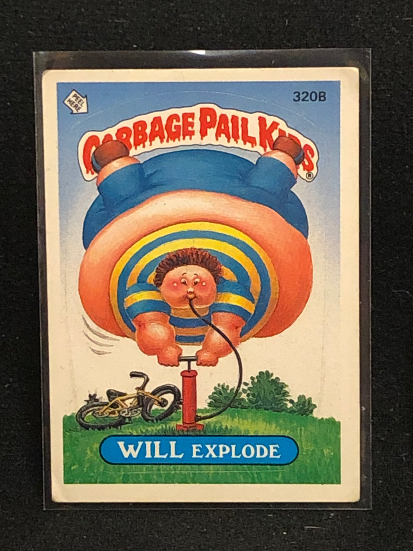 Garbage Pail Kids Original Series 8 (os8) 320b Will Explode