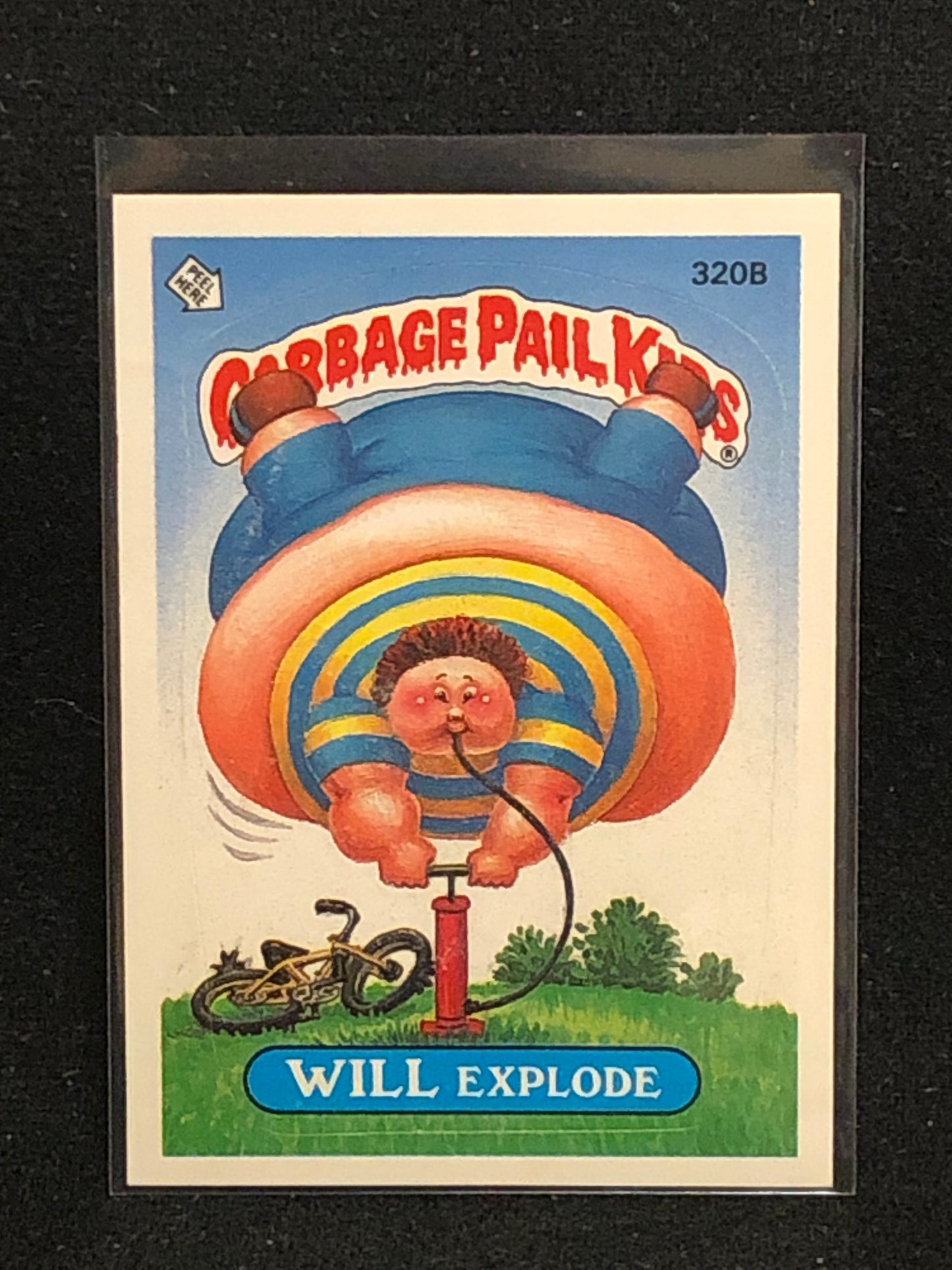 Garbage Pail Kids Original Series 8 (os8) 320b Will Explode