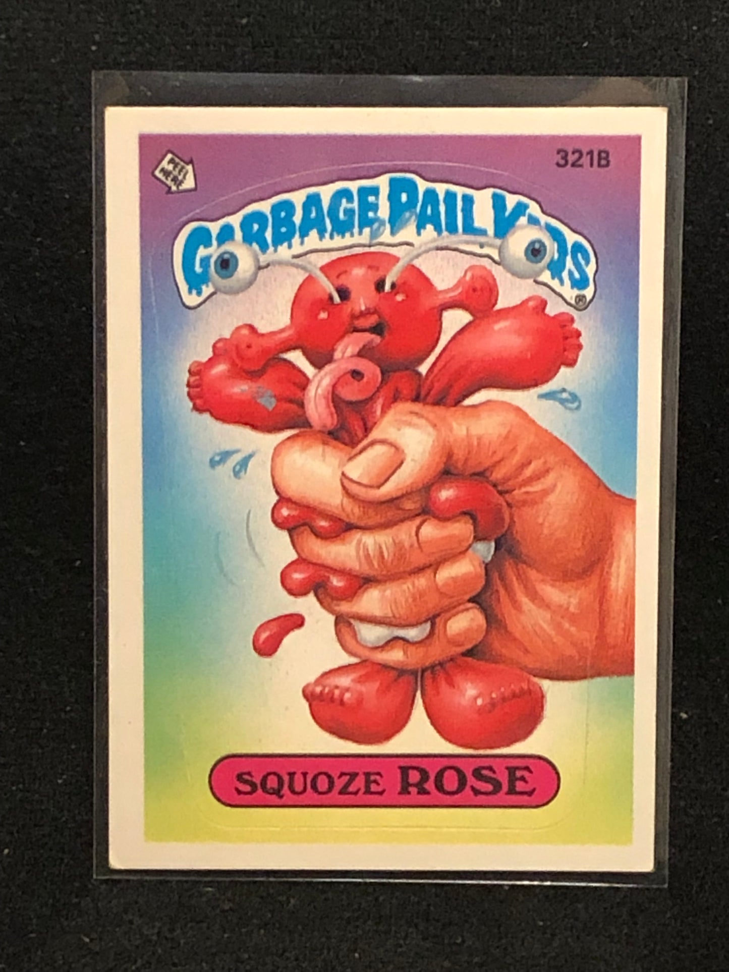 Garbage Pail Kids Original Series 8 (os8) 321b Squoze Rose