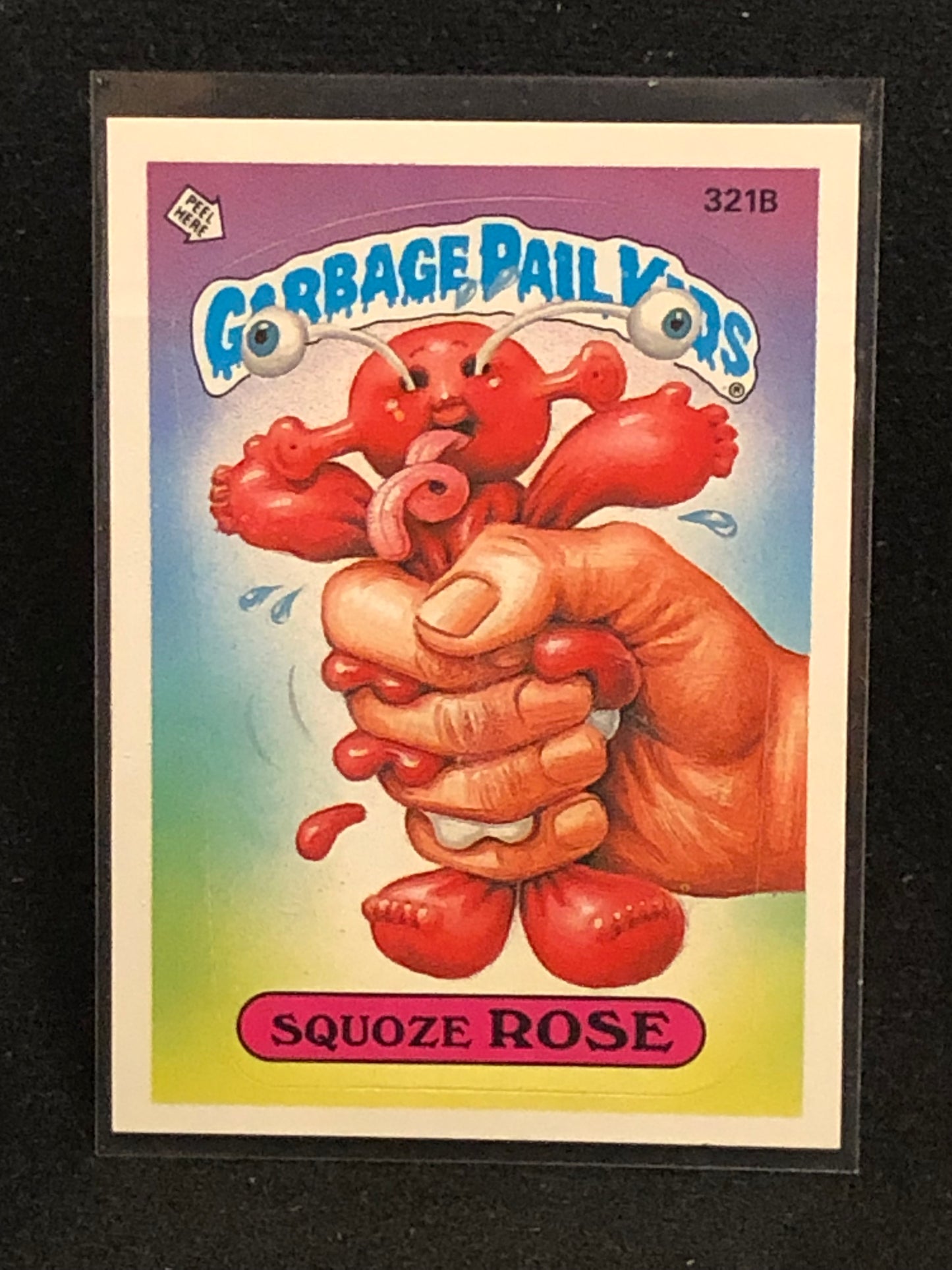 Garbage Pail Kids Original Series 8 (os8) 321b Squoze Rose