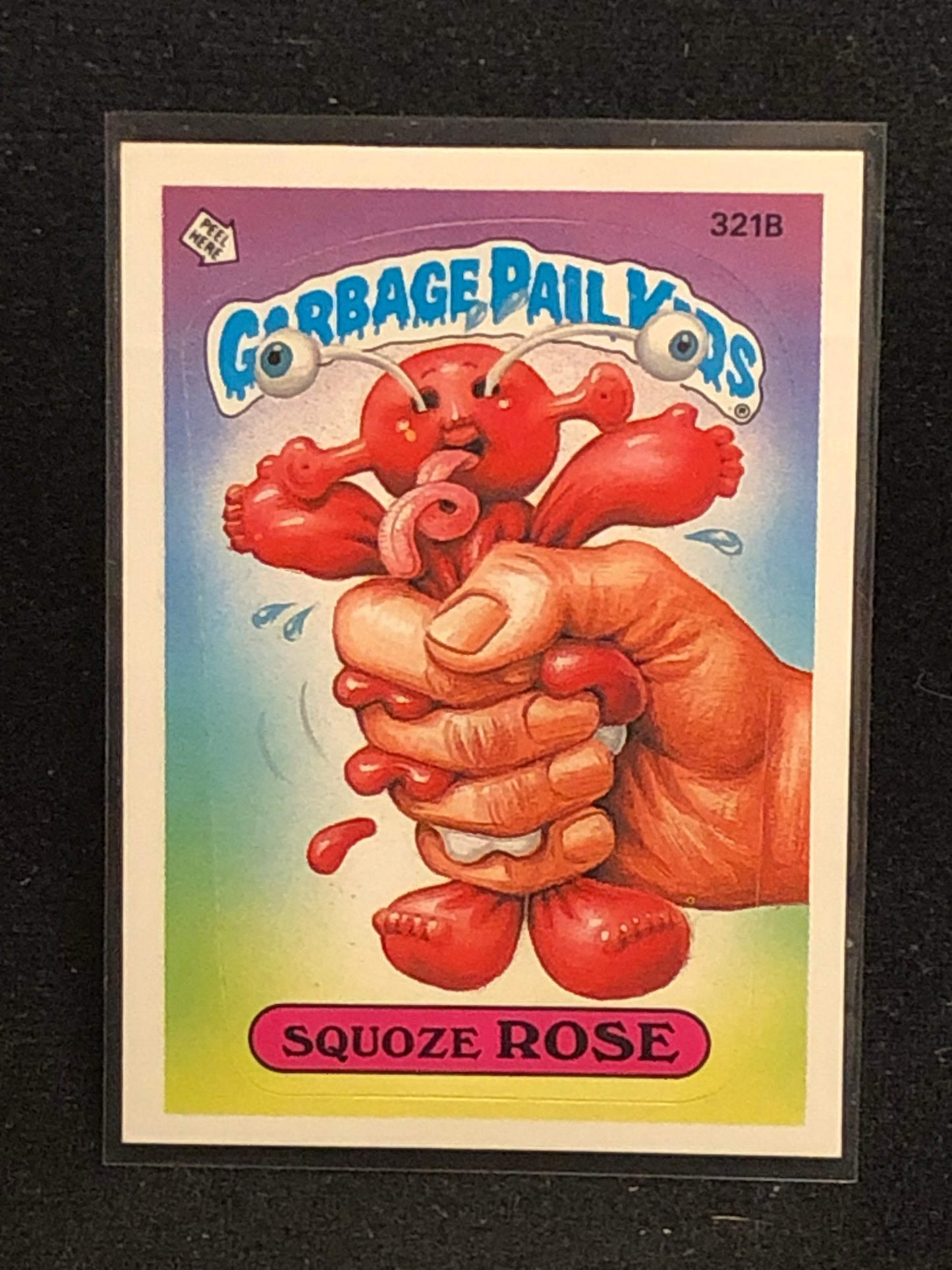 Garbage Pail Kids Original Series 8 (os8) 321b Squoze Rose