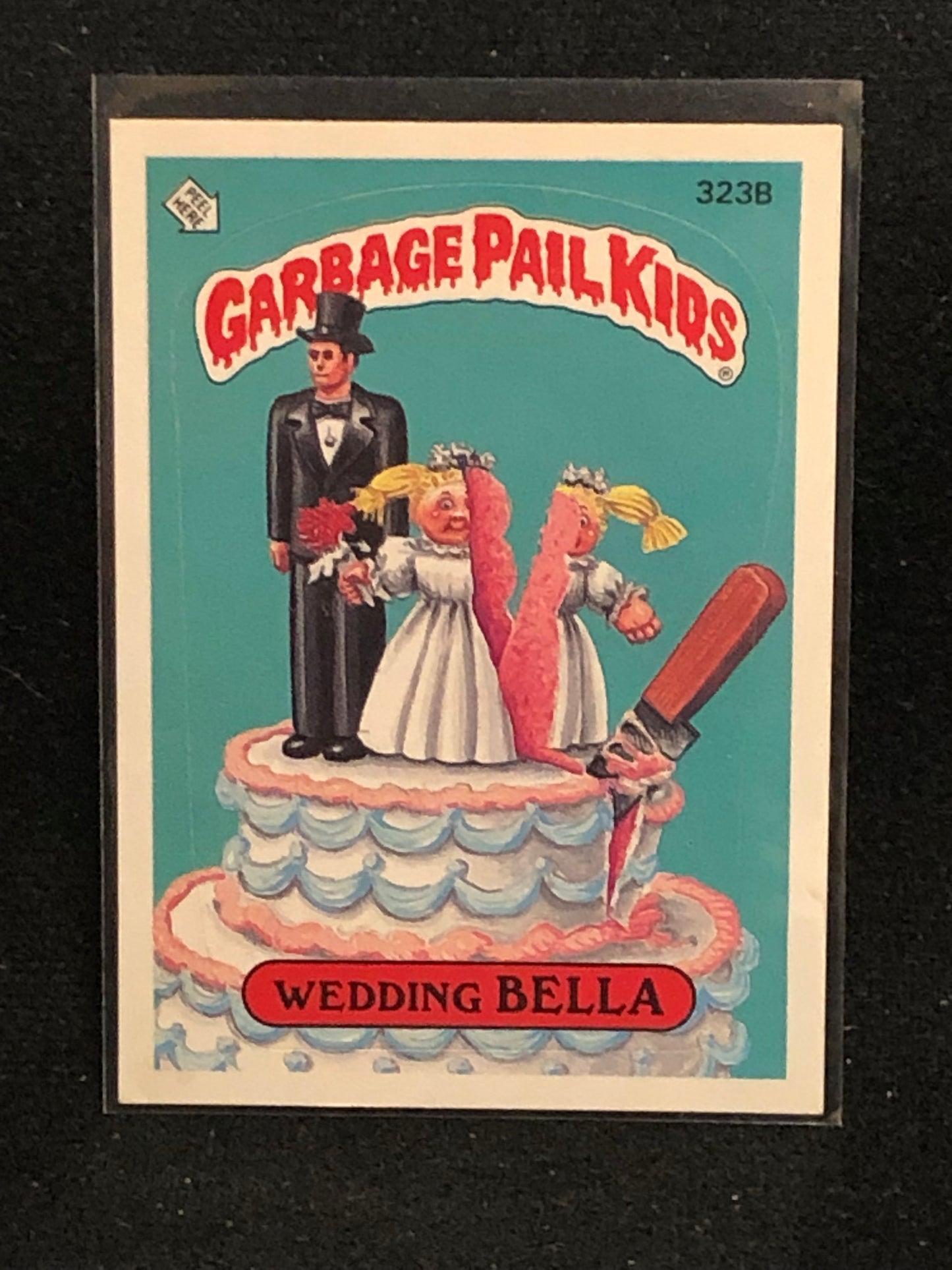 Garbage Pail Kids Original Series 8 (os8) 323b Wedding Bella